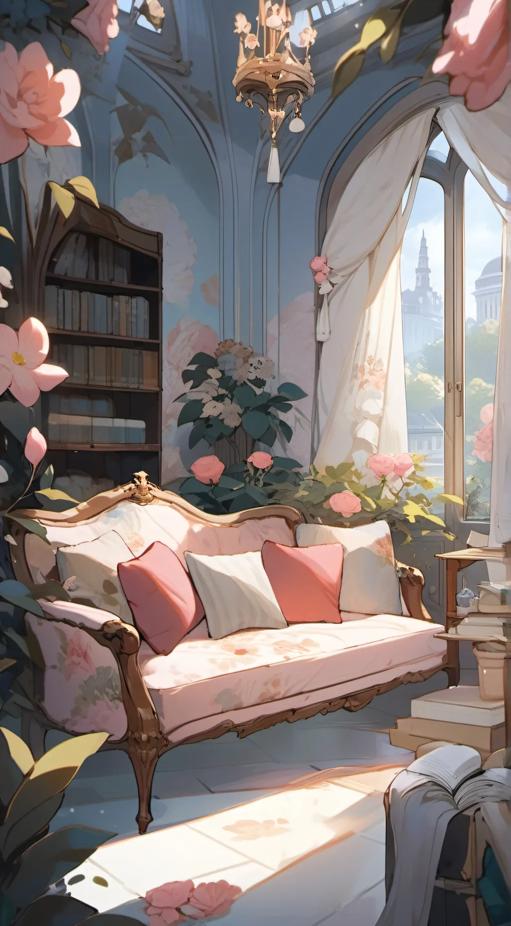 ai character: Girl test background