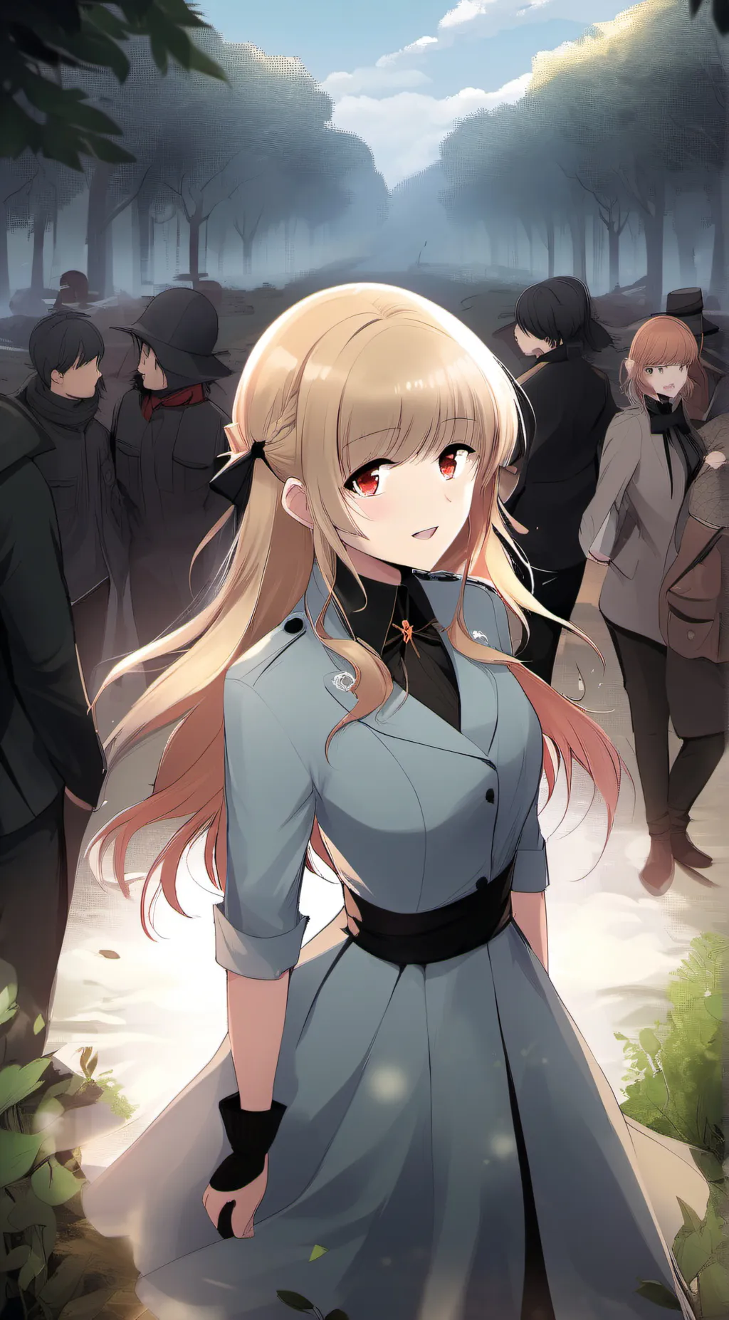 ai character: Detective  background