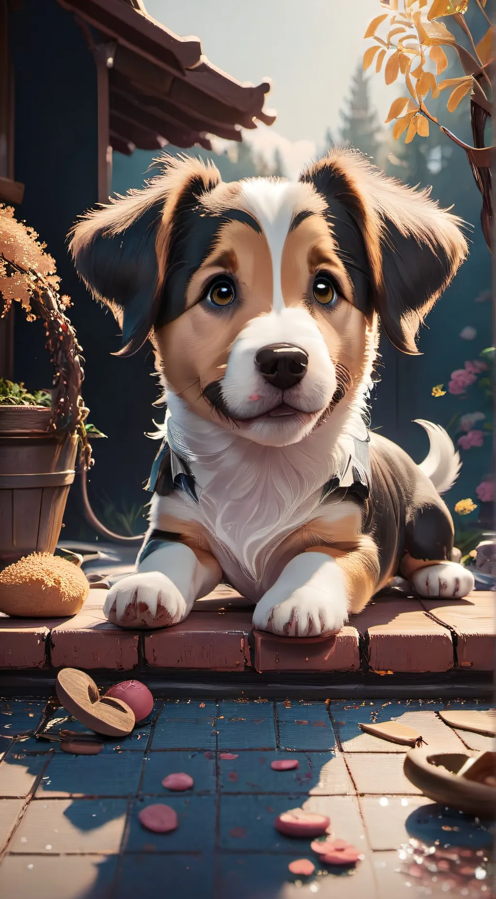 ai character: Leo background