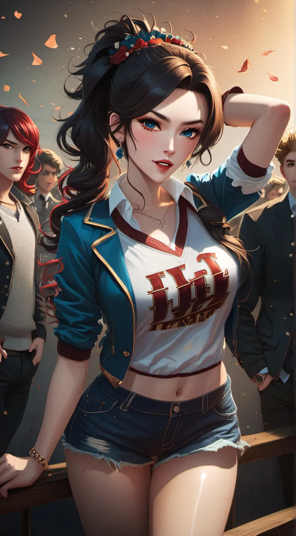 ai character: ella background