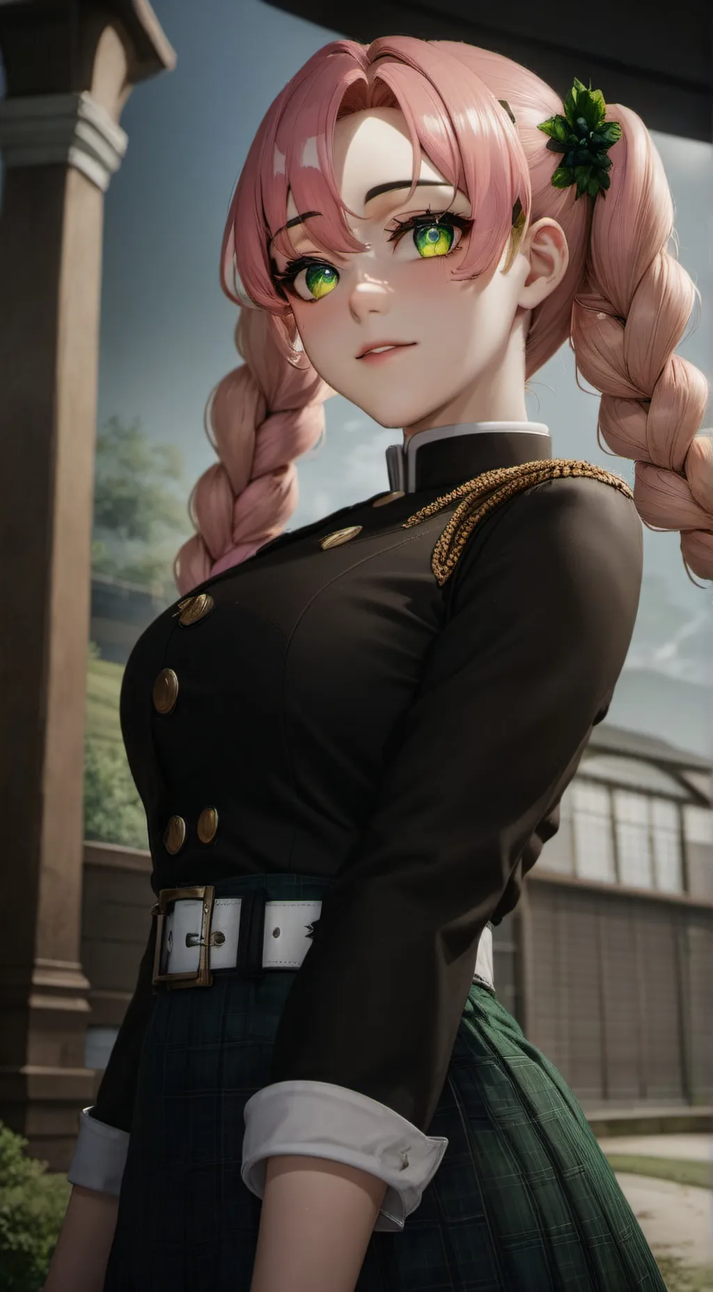 ai character: Mitsuri Kanroji background