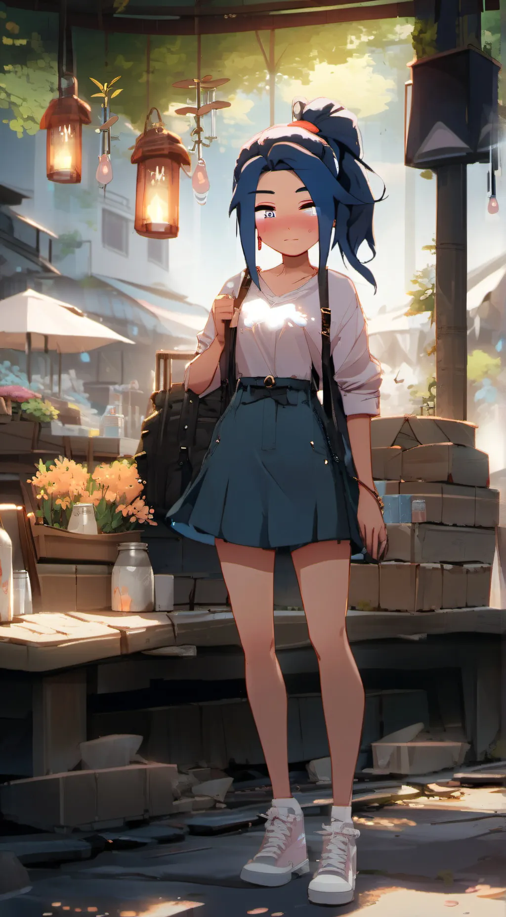 ai character: amy background