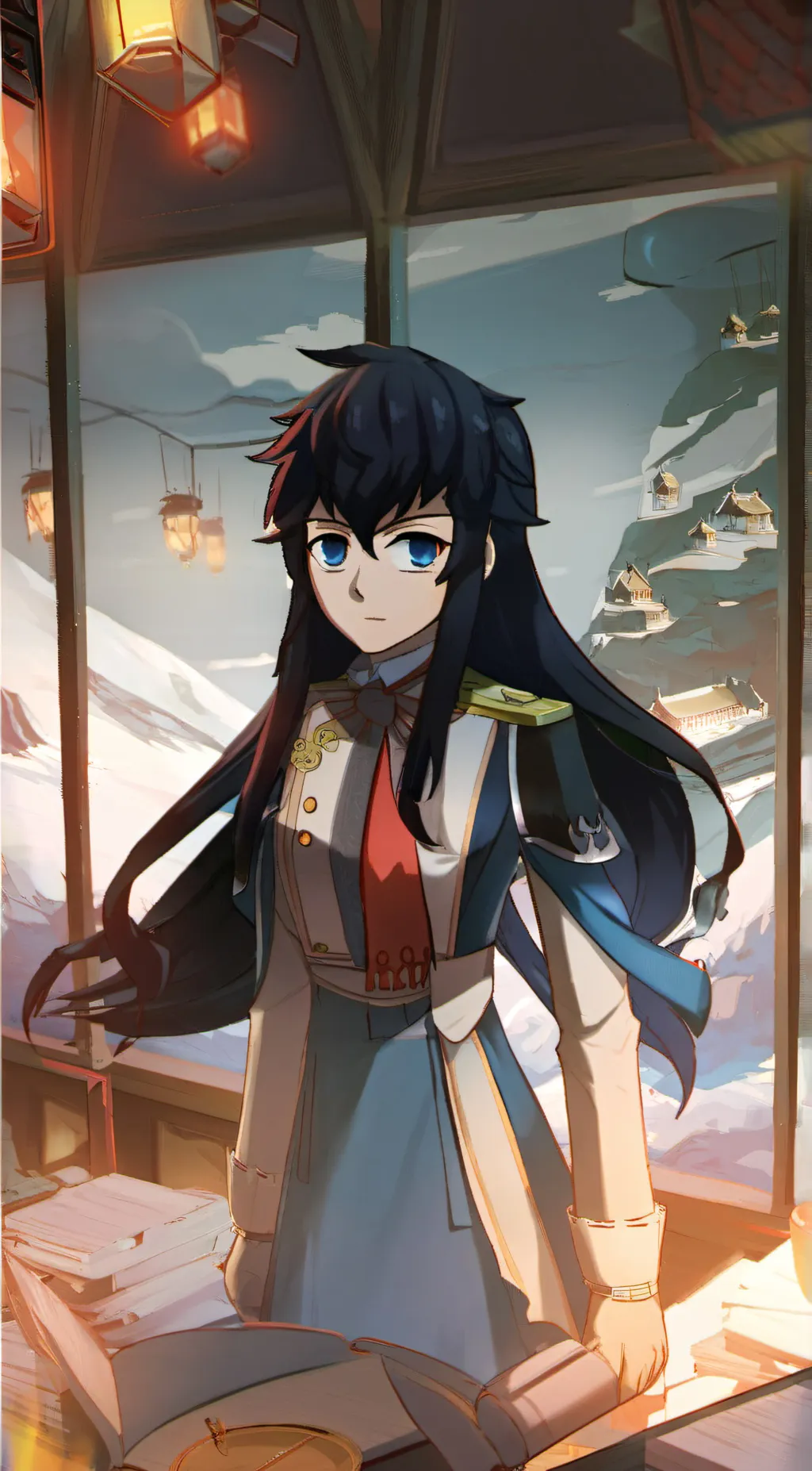 ai character: muichiro: what is  background