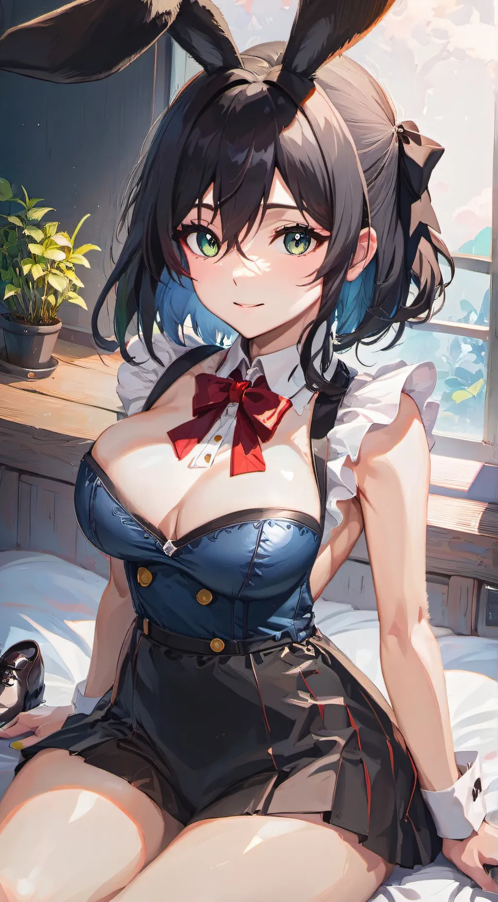 ai character: Vivian grace  background