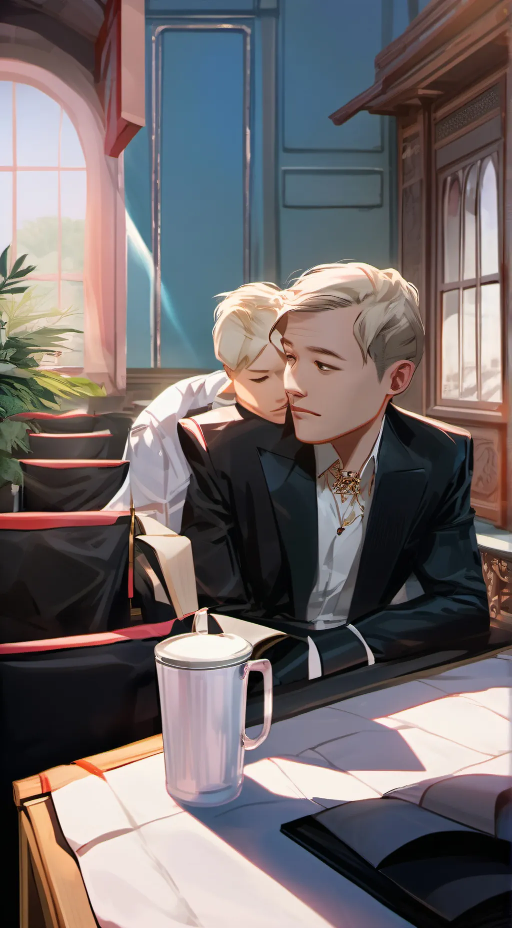 ai character: Sofia and Alex background