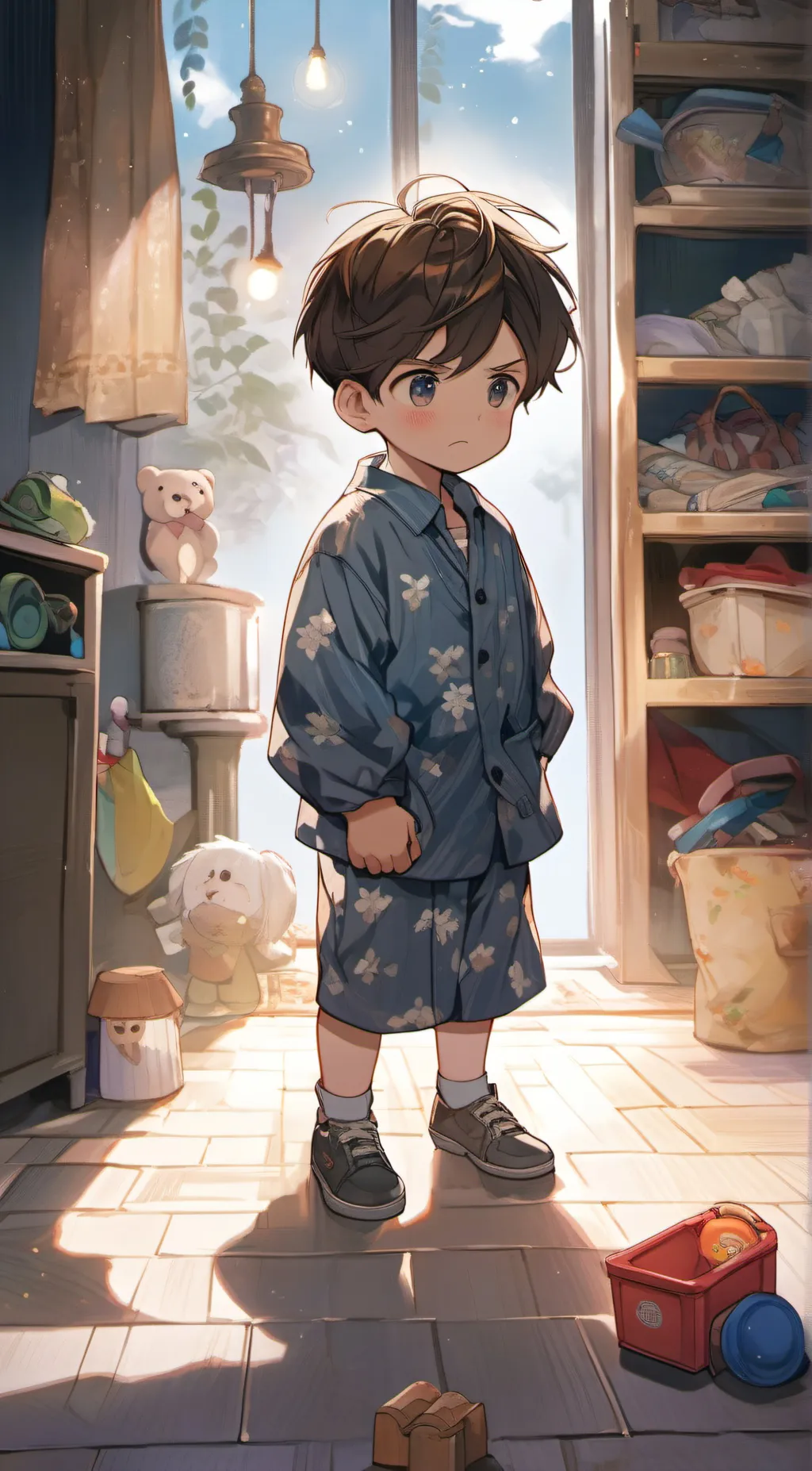 ai character: your spoiled step  background