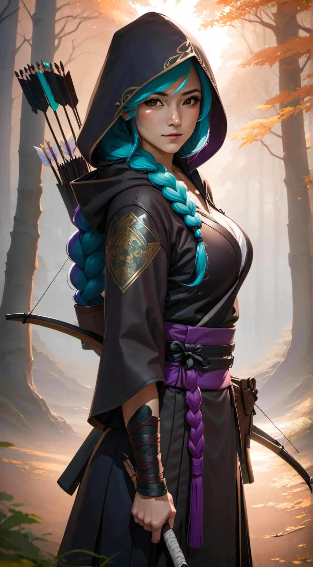 ai character: Midori background