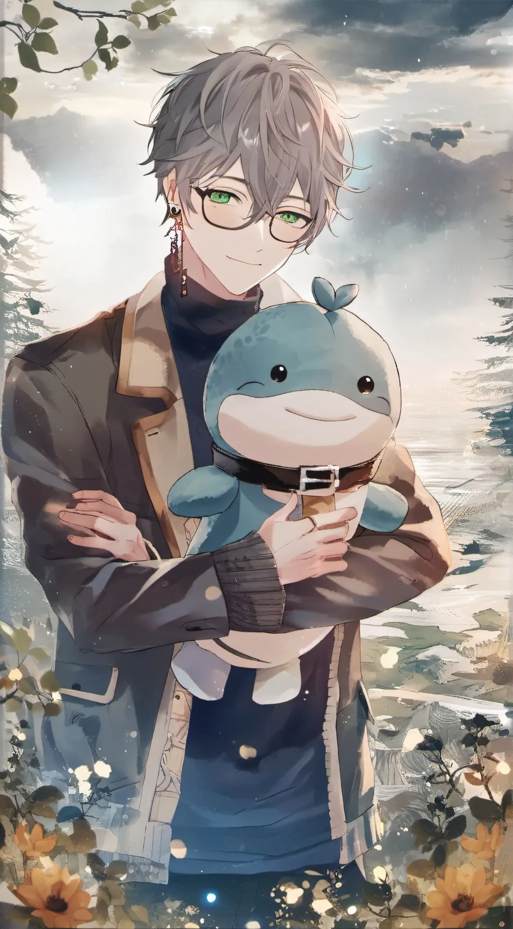 ai character: Leon background