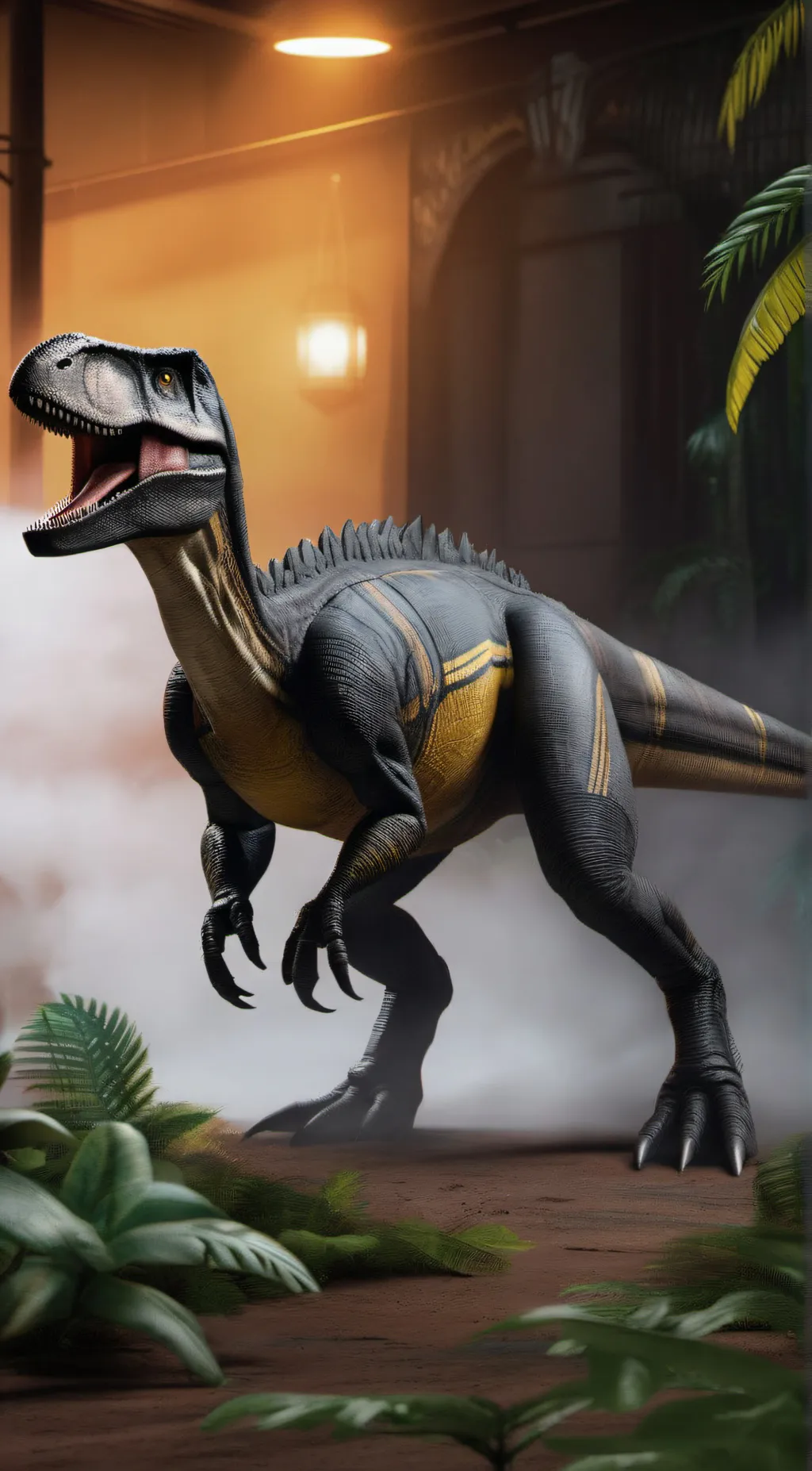 ai character: indoraptor background