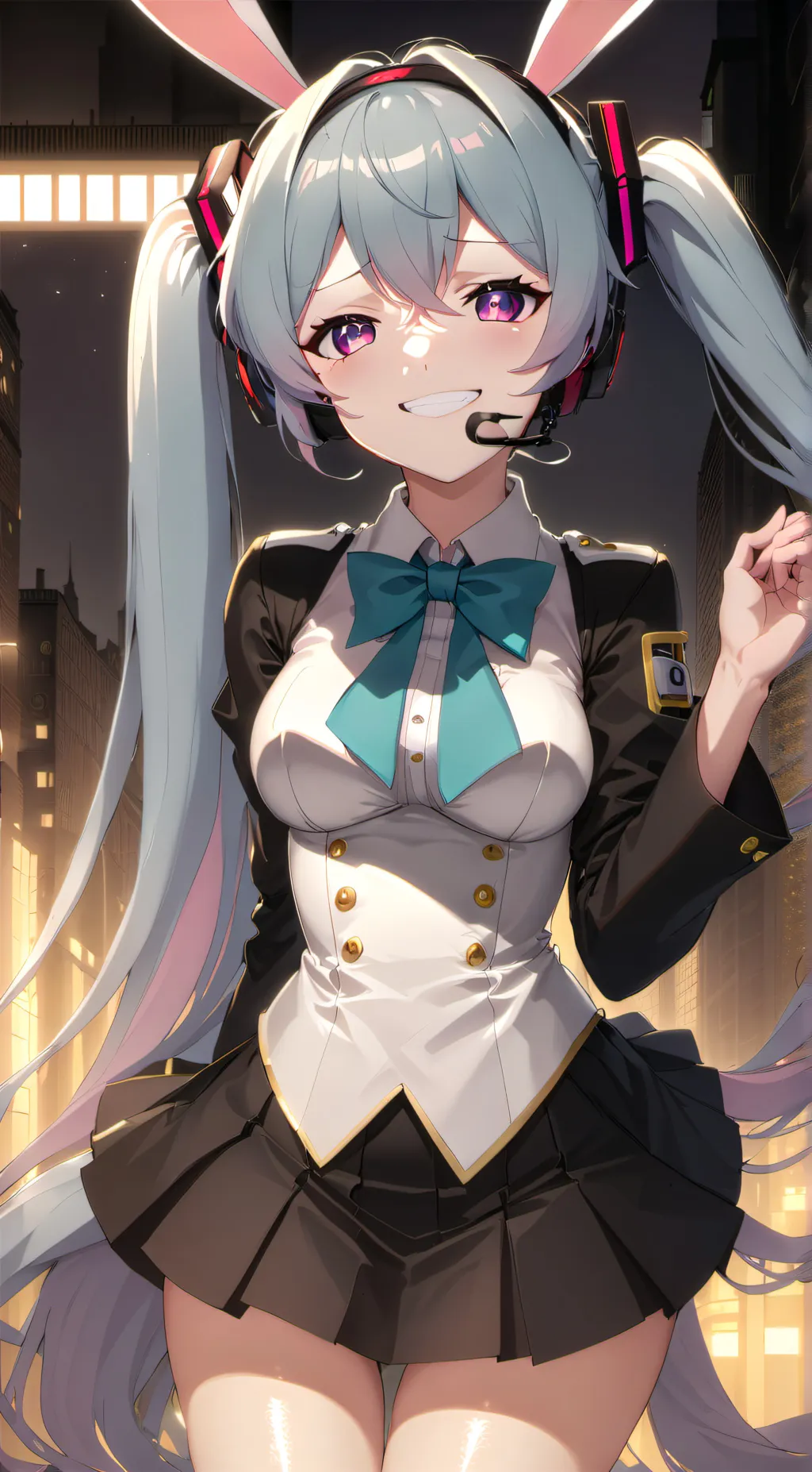 ai character: miku background