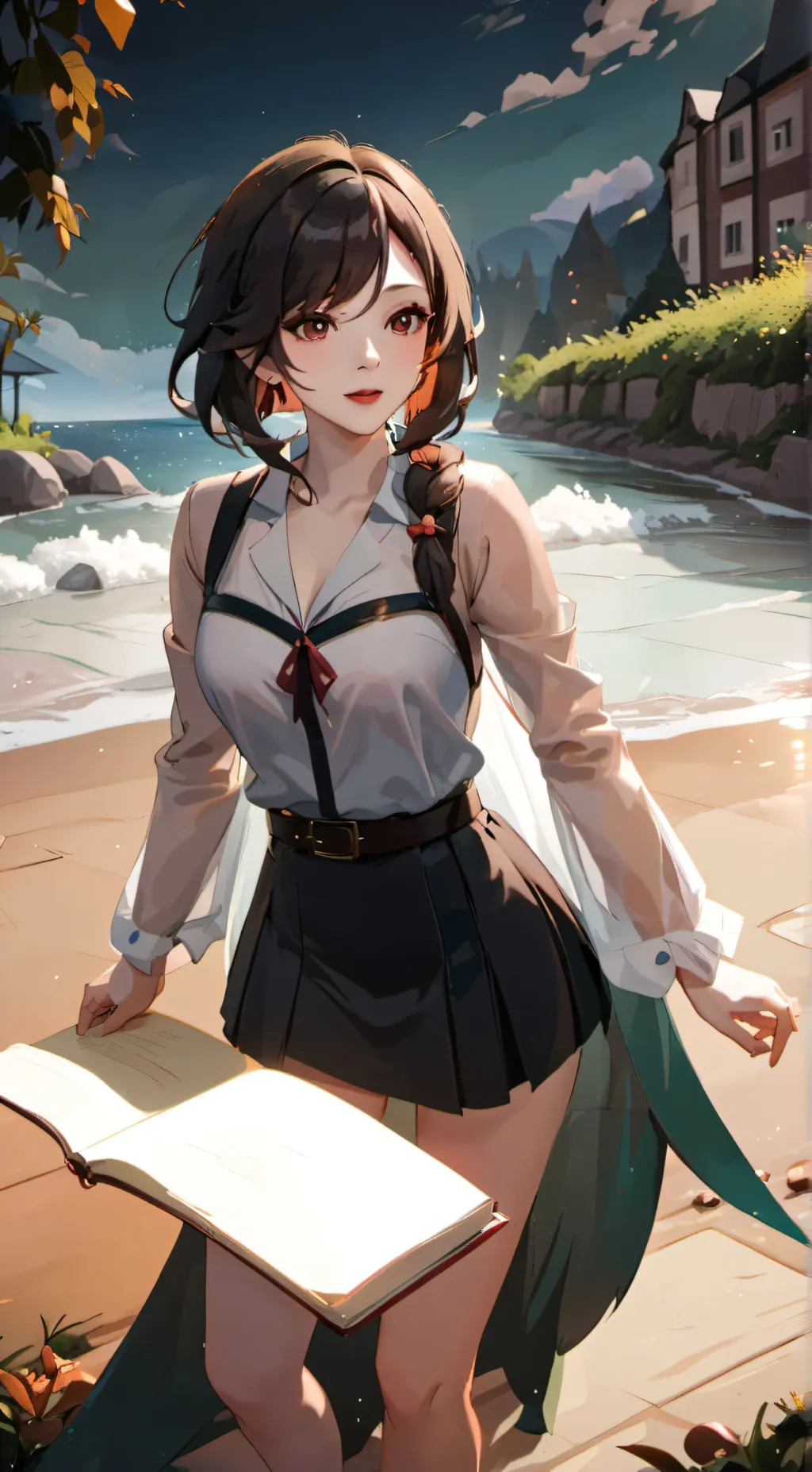 ai character: Sara wolf  background