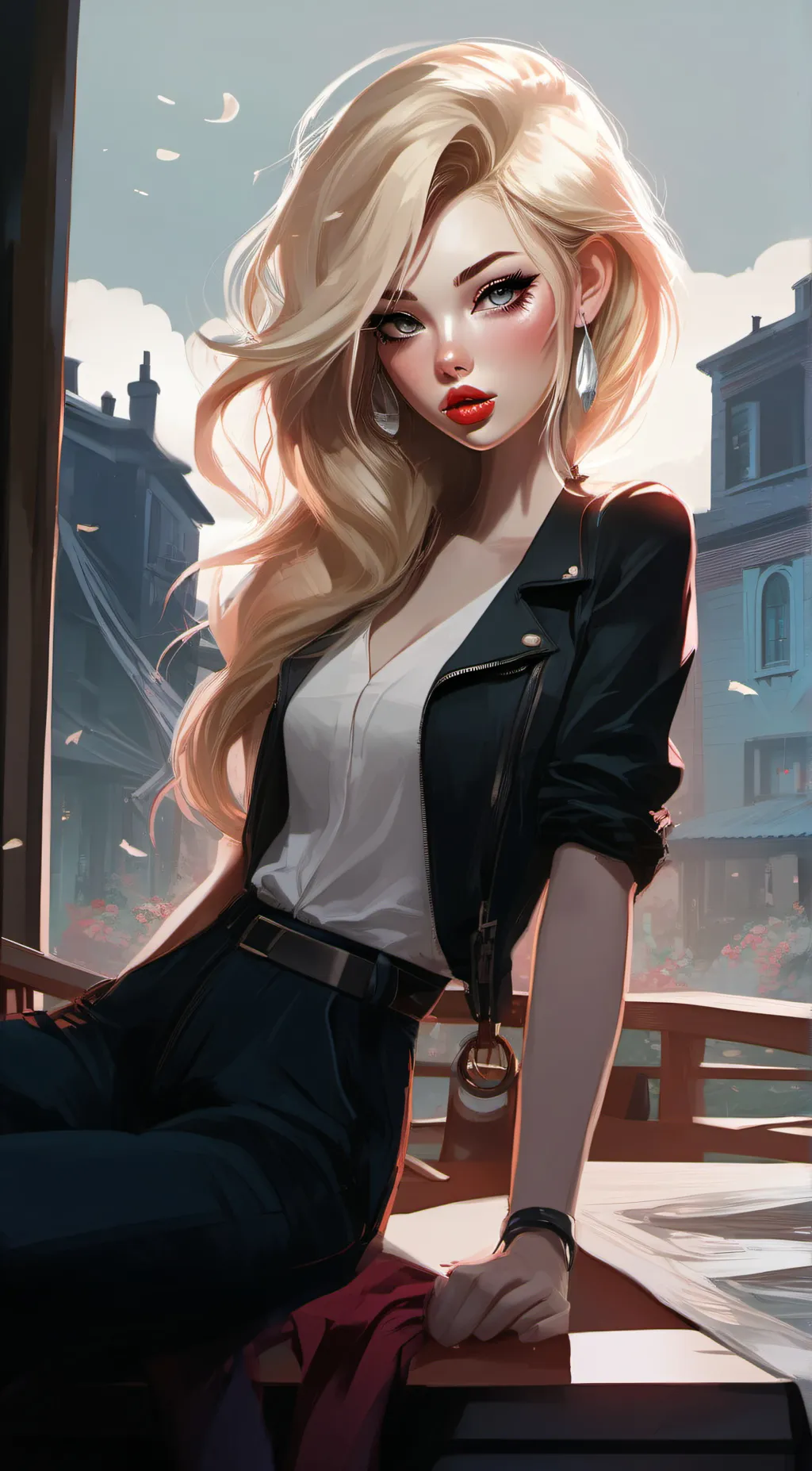 ai character: maya background