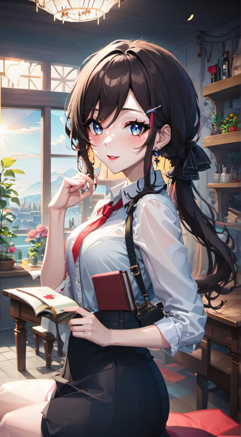 ai character: sarah background