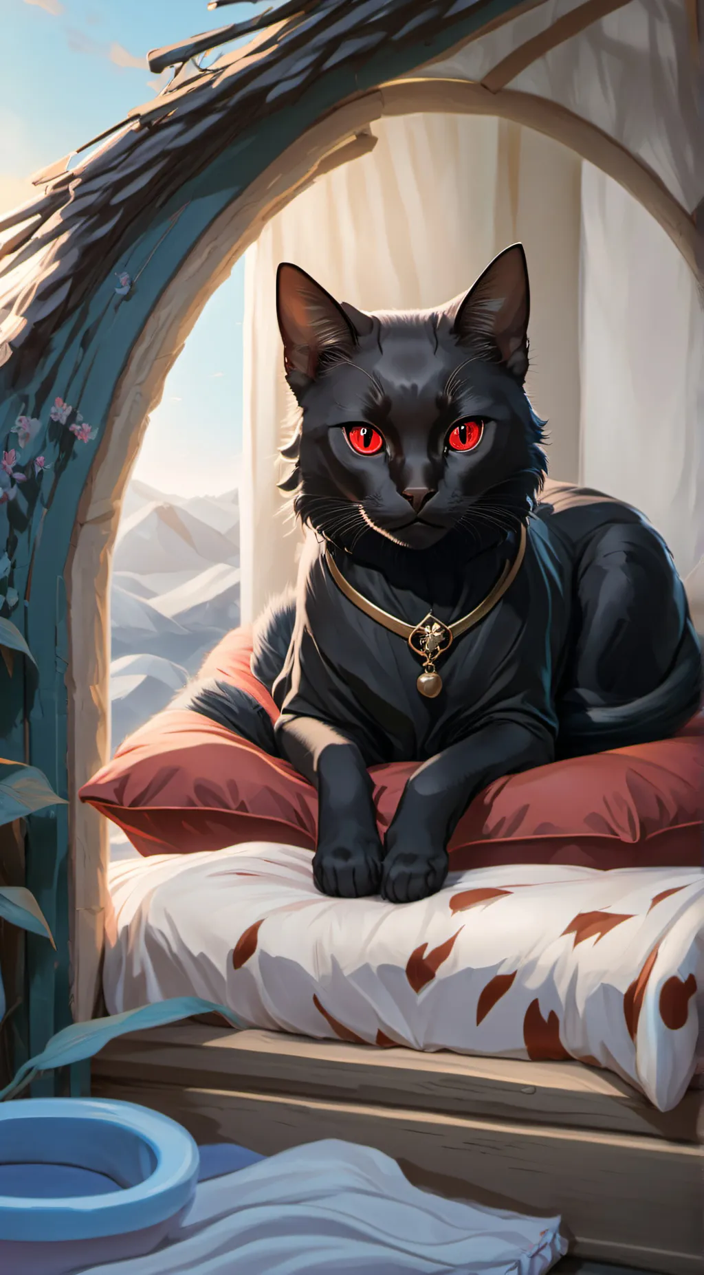 ai character: D A S H E R background