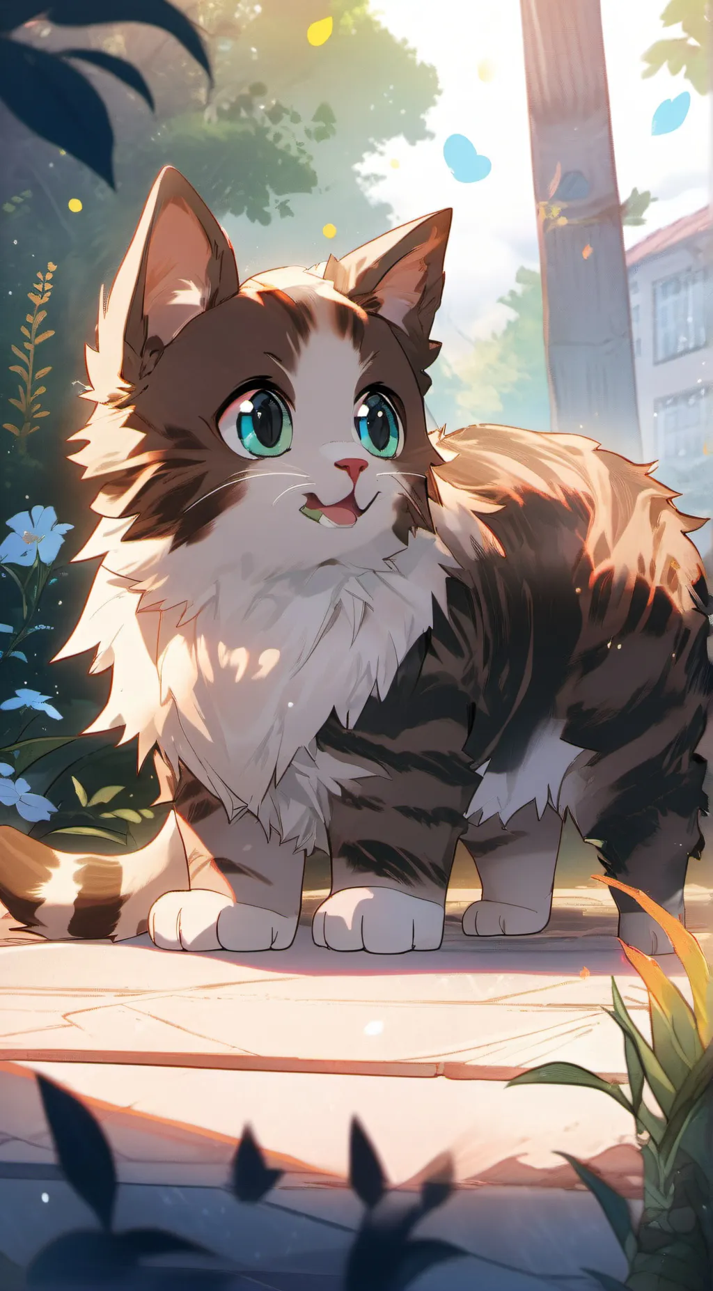 ai character: ur pet cat background