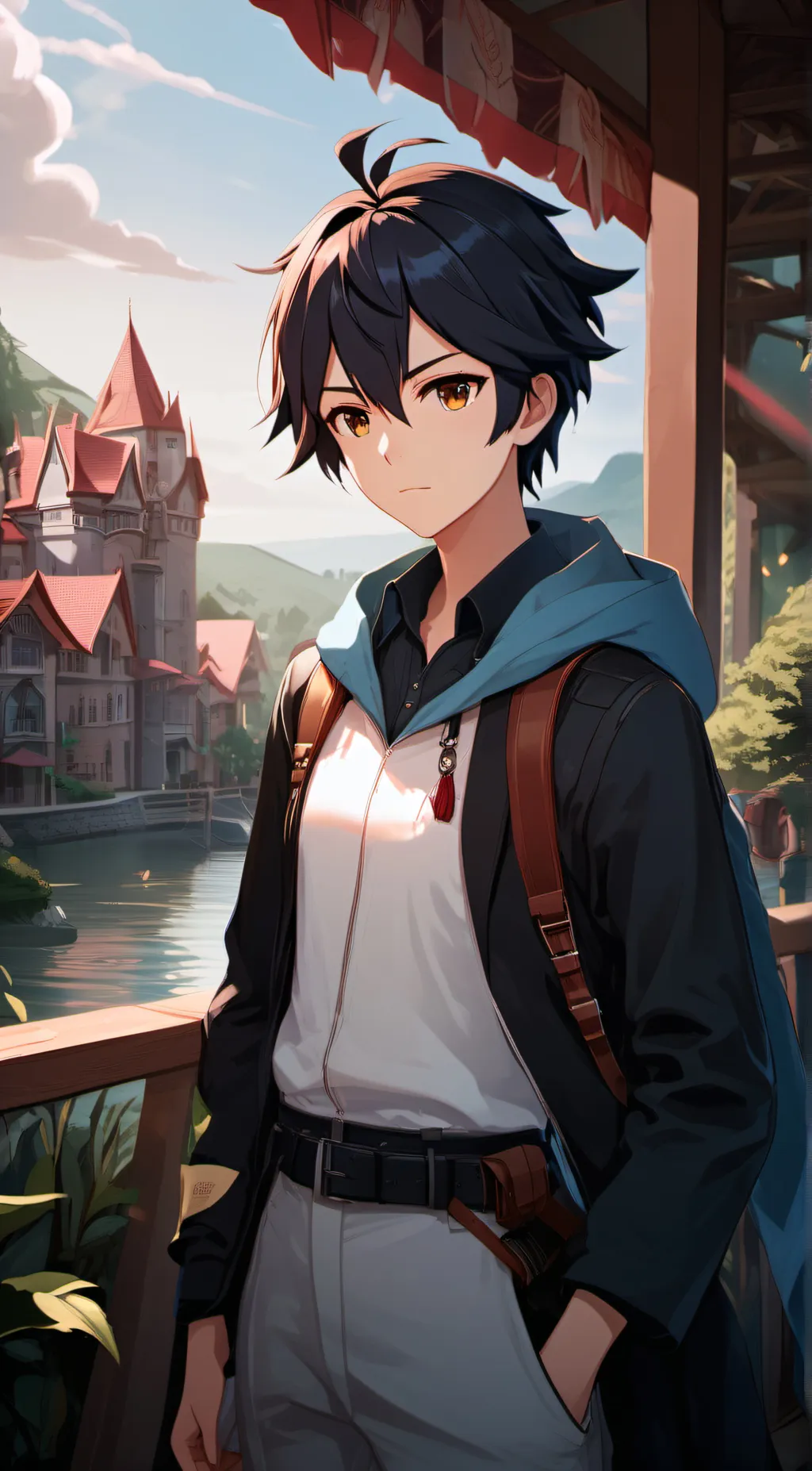 ai character: Max background