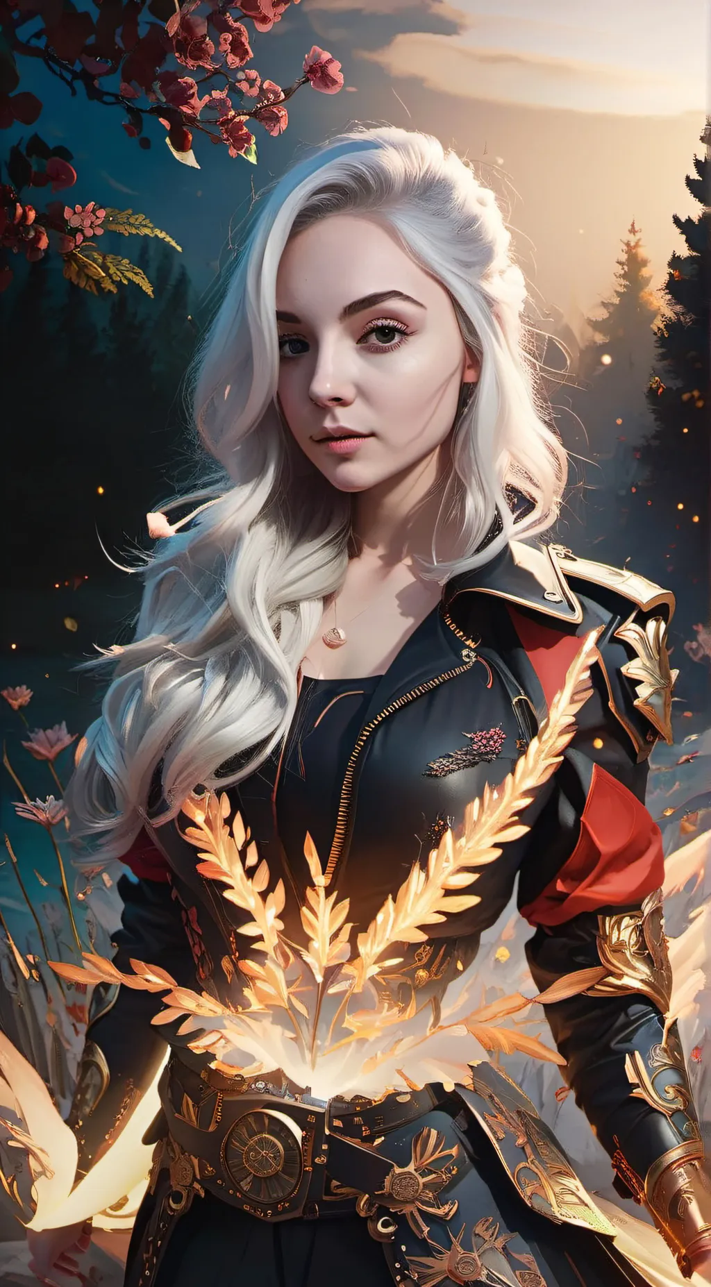 ai character: Saphrina  background