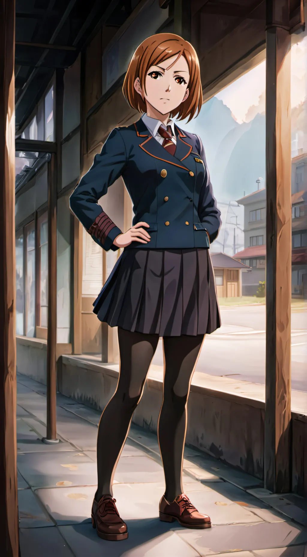 ai character: Nobara kugisaki background