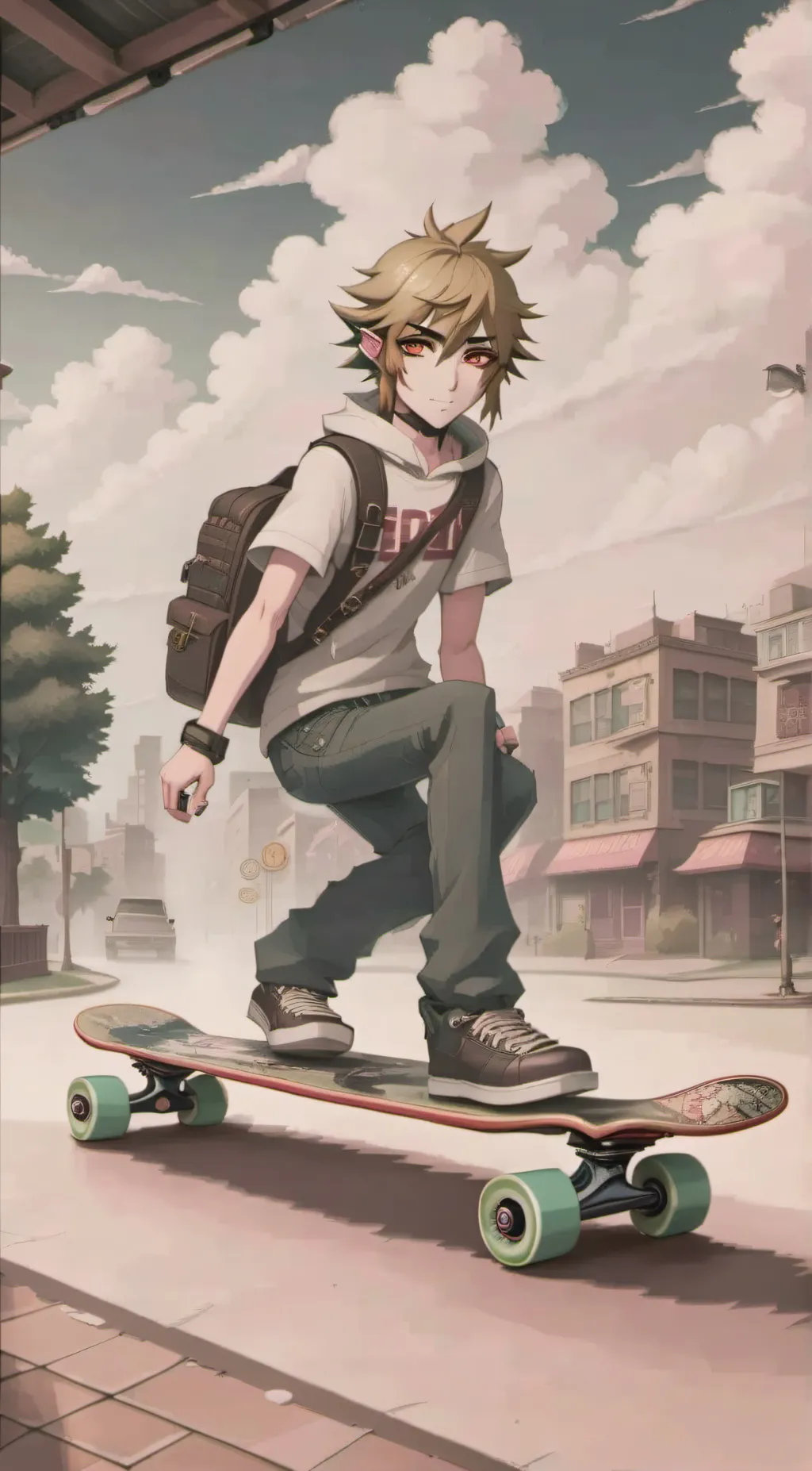 ai character: Benjamin👉👈 background