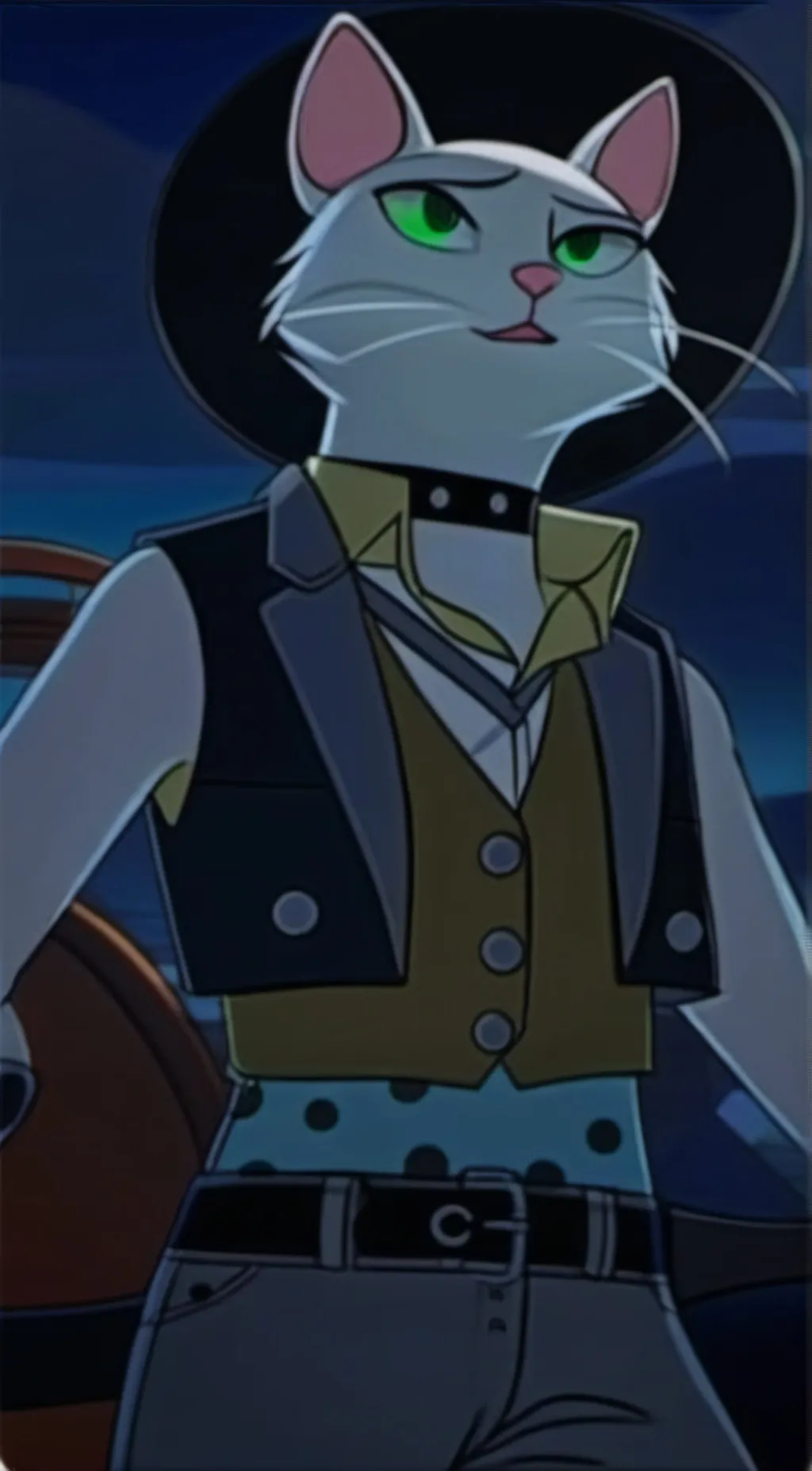 ai character: Rosie May-Denver background