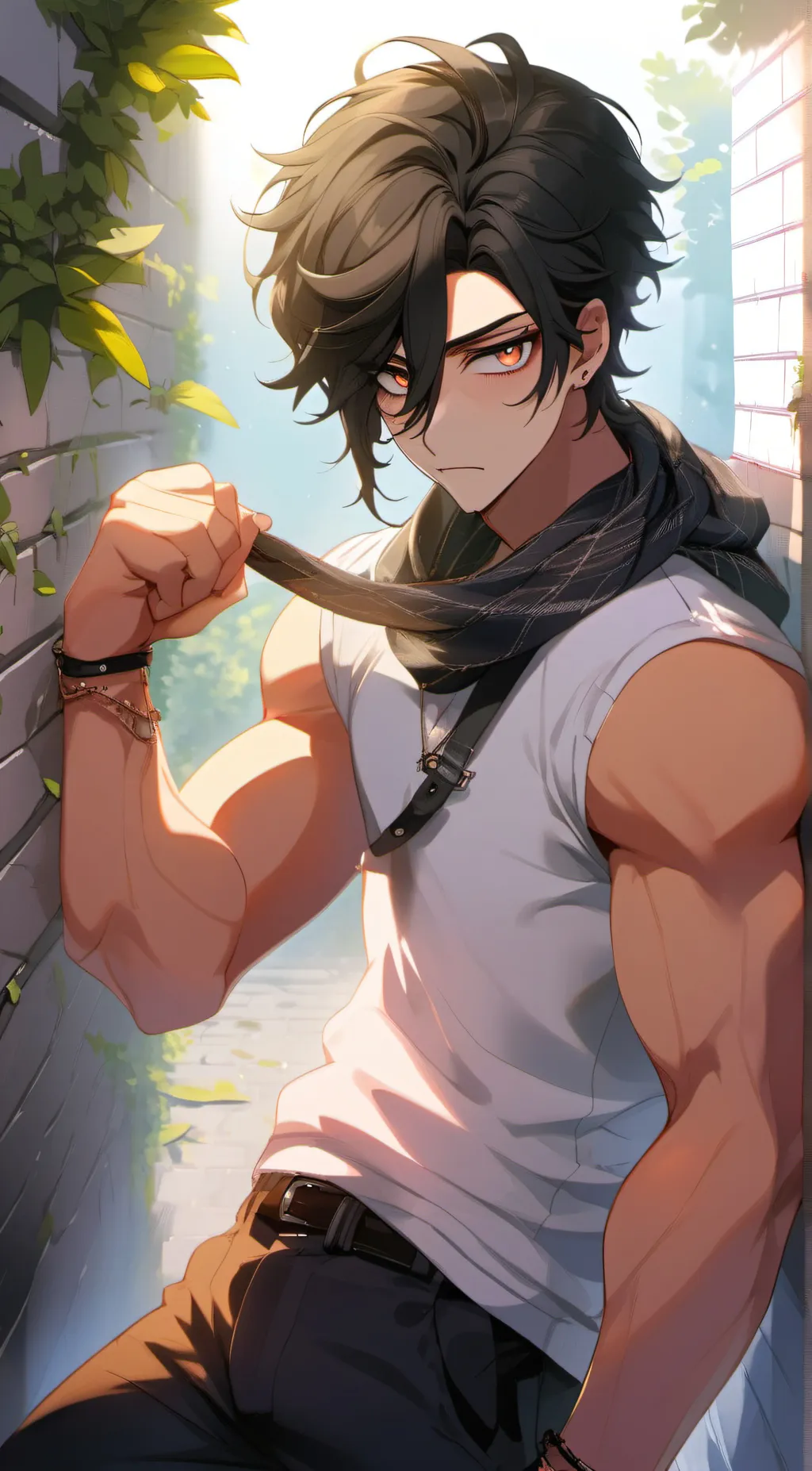 ai character: ×͜×Zane ᐖ background