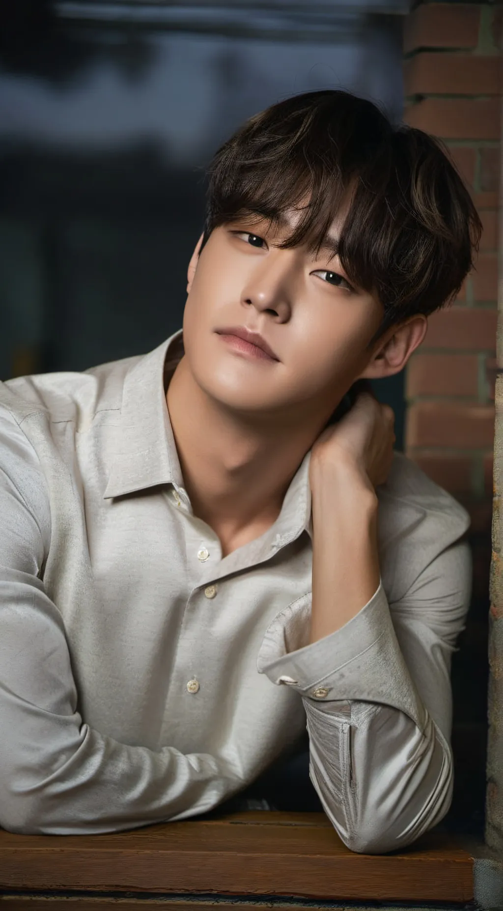 ai character: Dwight  background