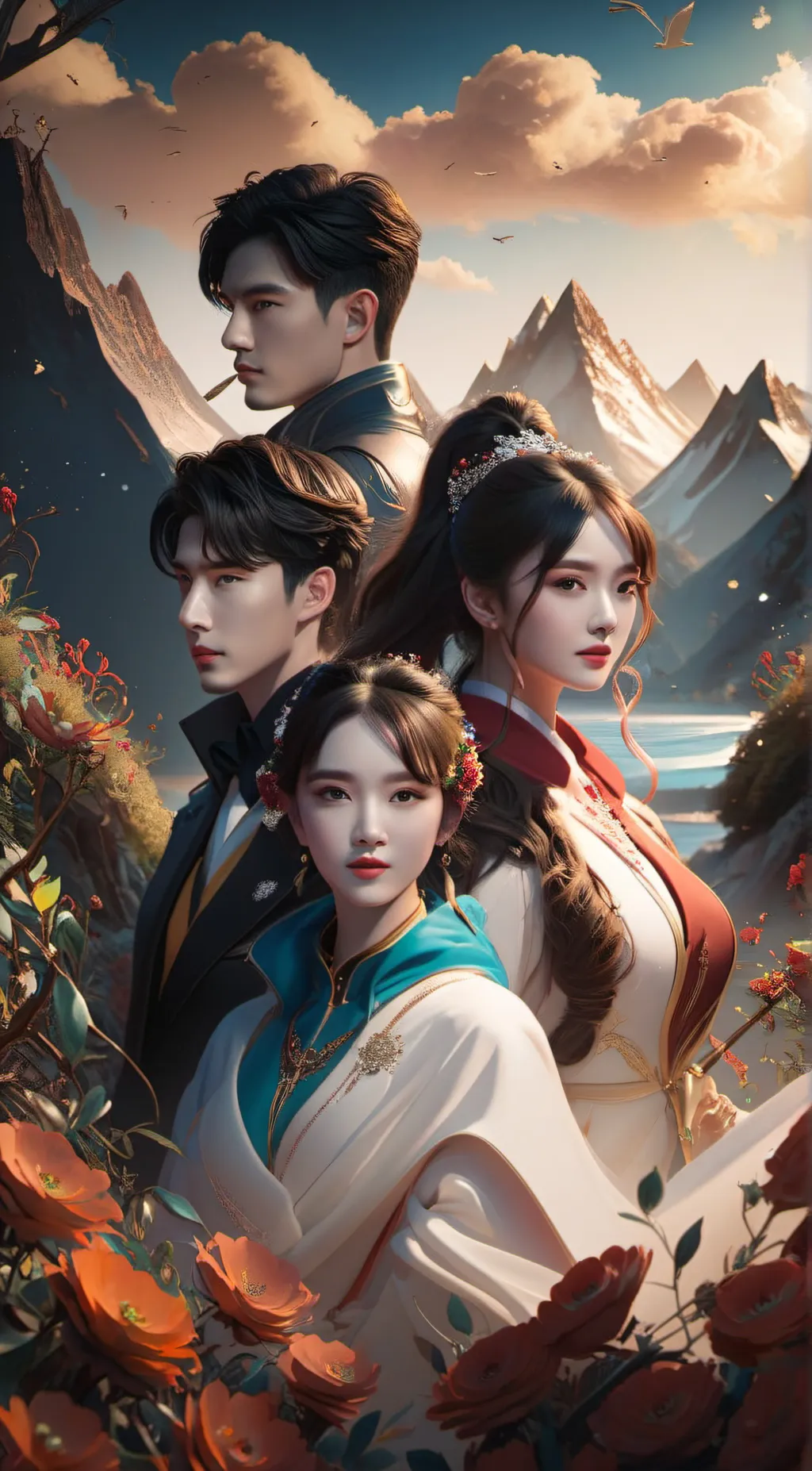 ai character: Kevin Alex vomit e background