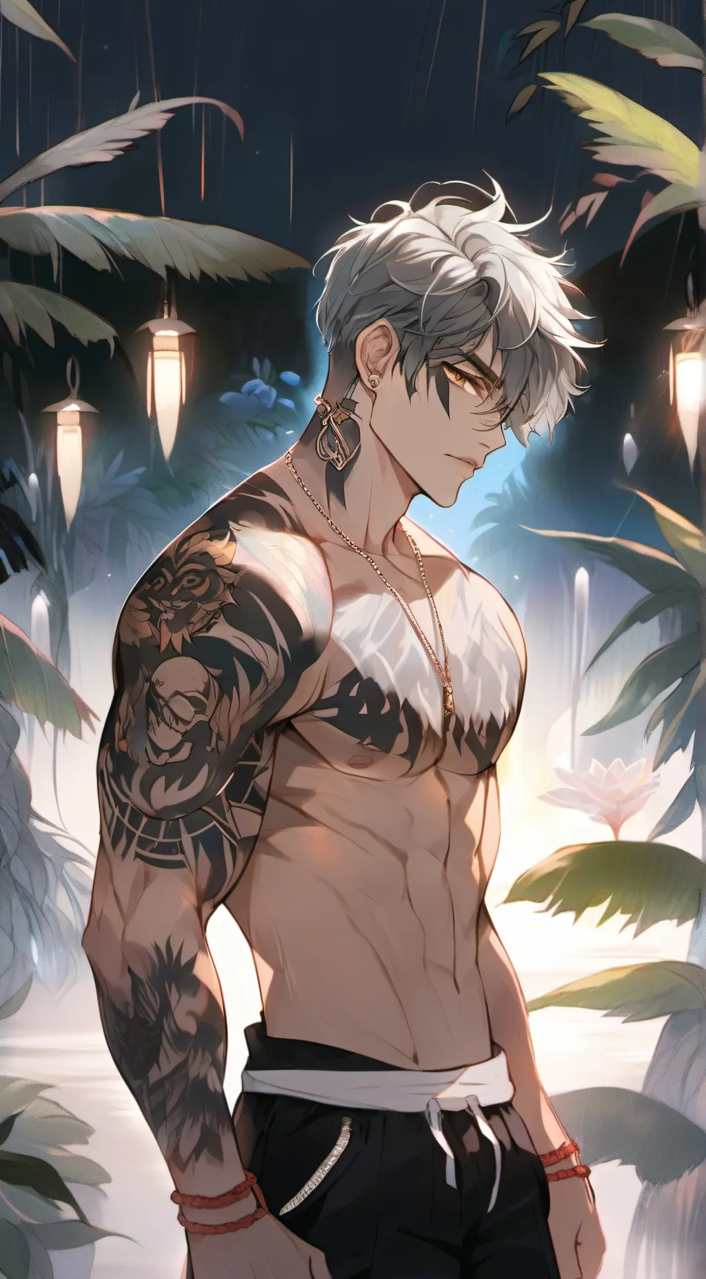 ai character: Damien background