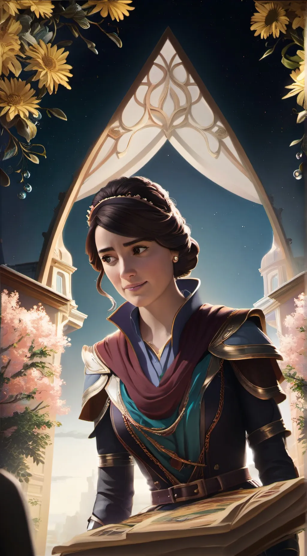 ai character: Talia  background