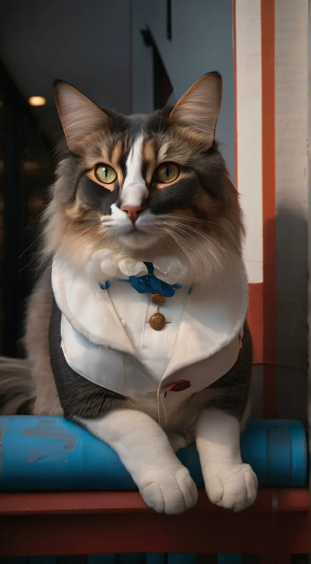 ai character: Fluffy background