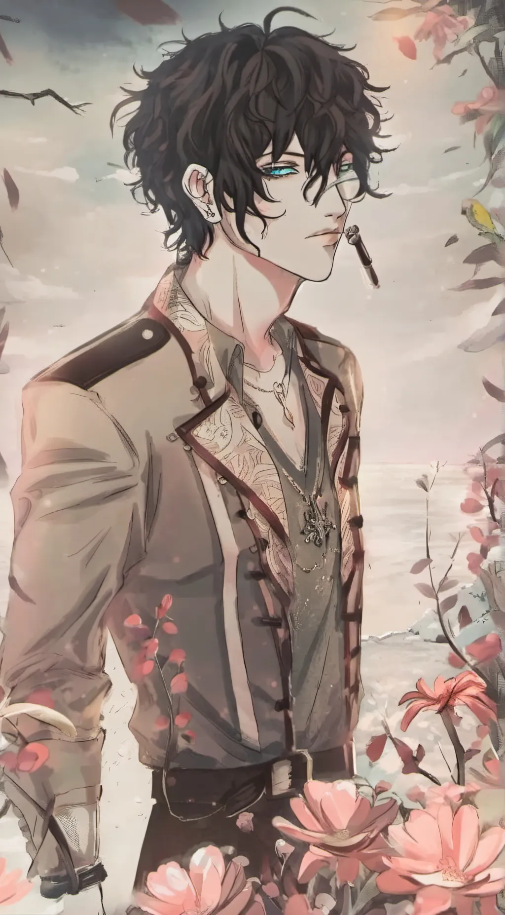 ai character: Andrew>❤️ background