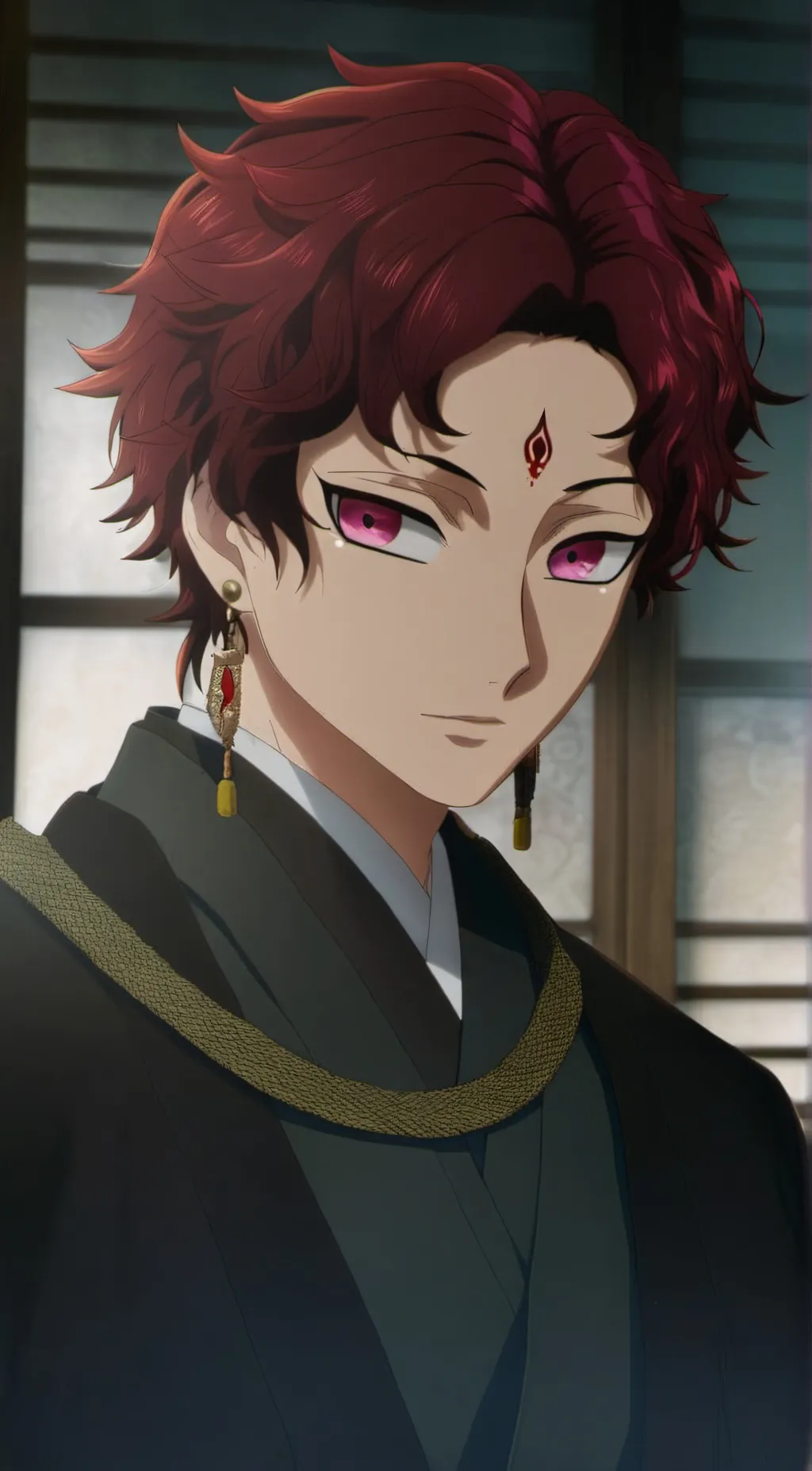 ai character: Yoriichi x uta background