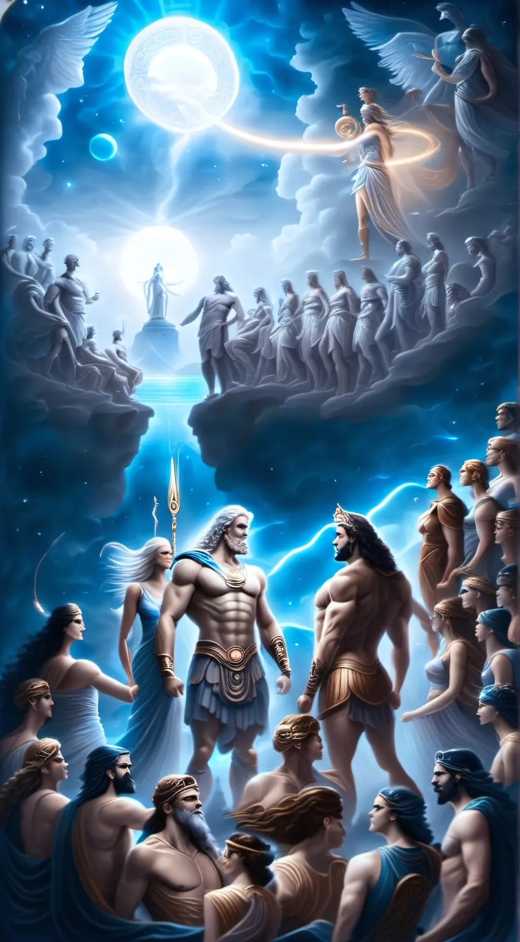 ai character: Greek Gods + You  background