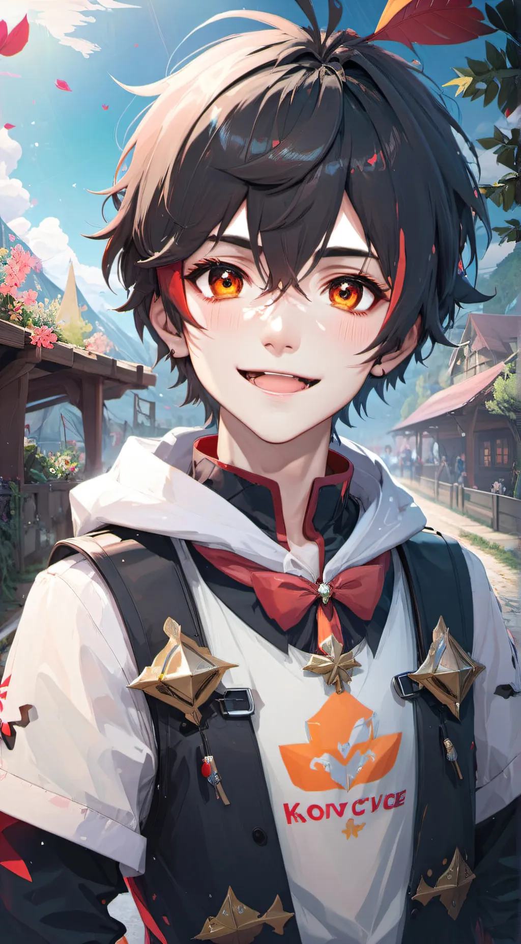 ai character: kaka v420  background