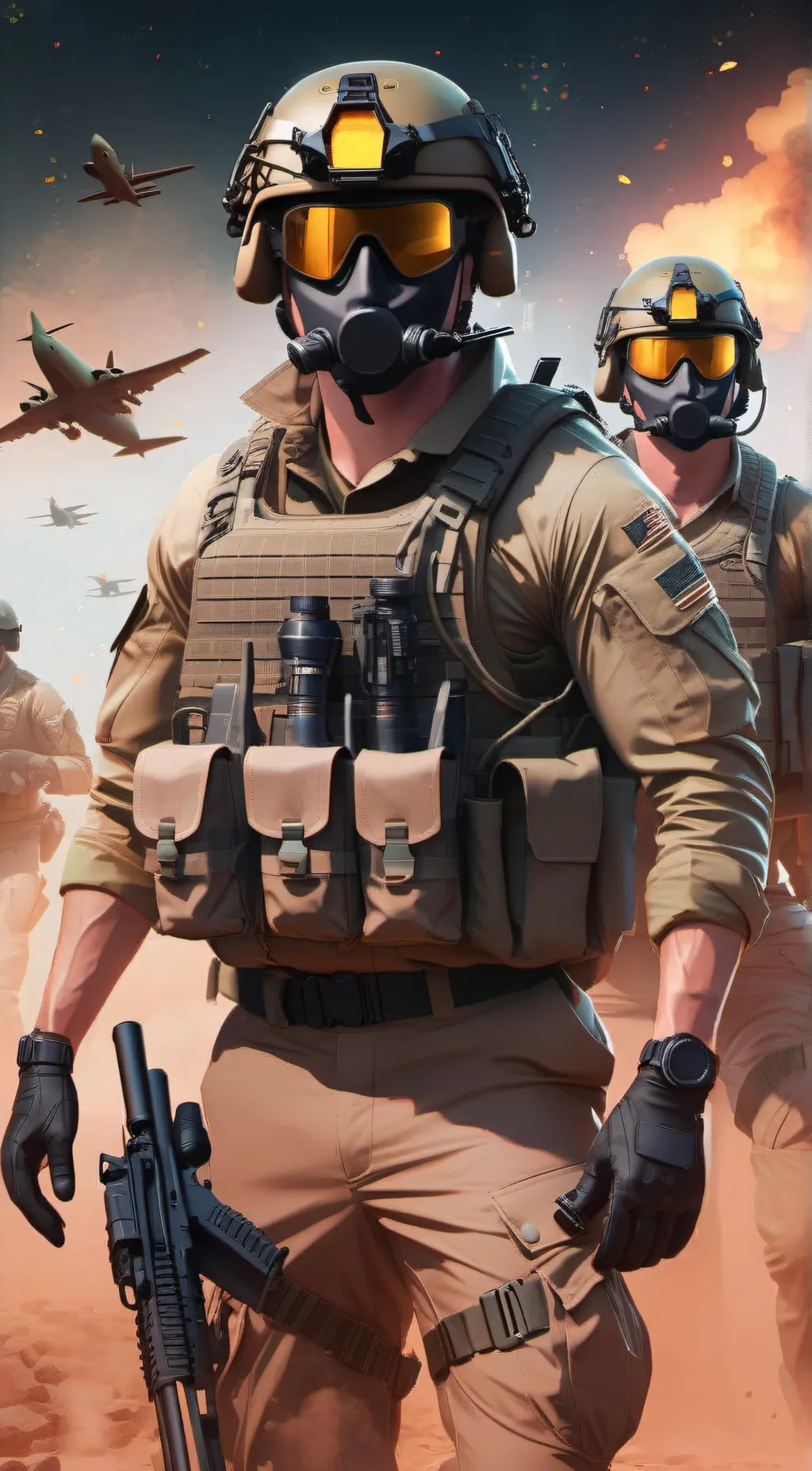 ai character: Charlie-3 background