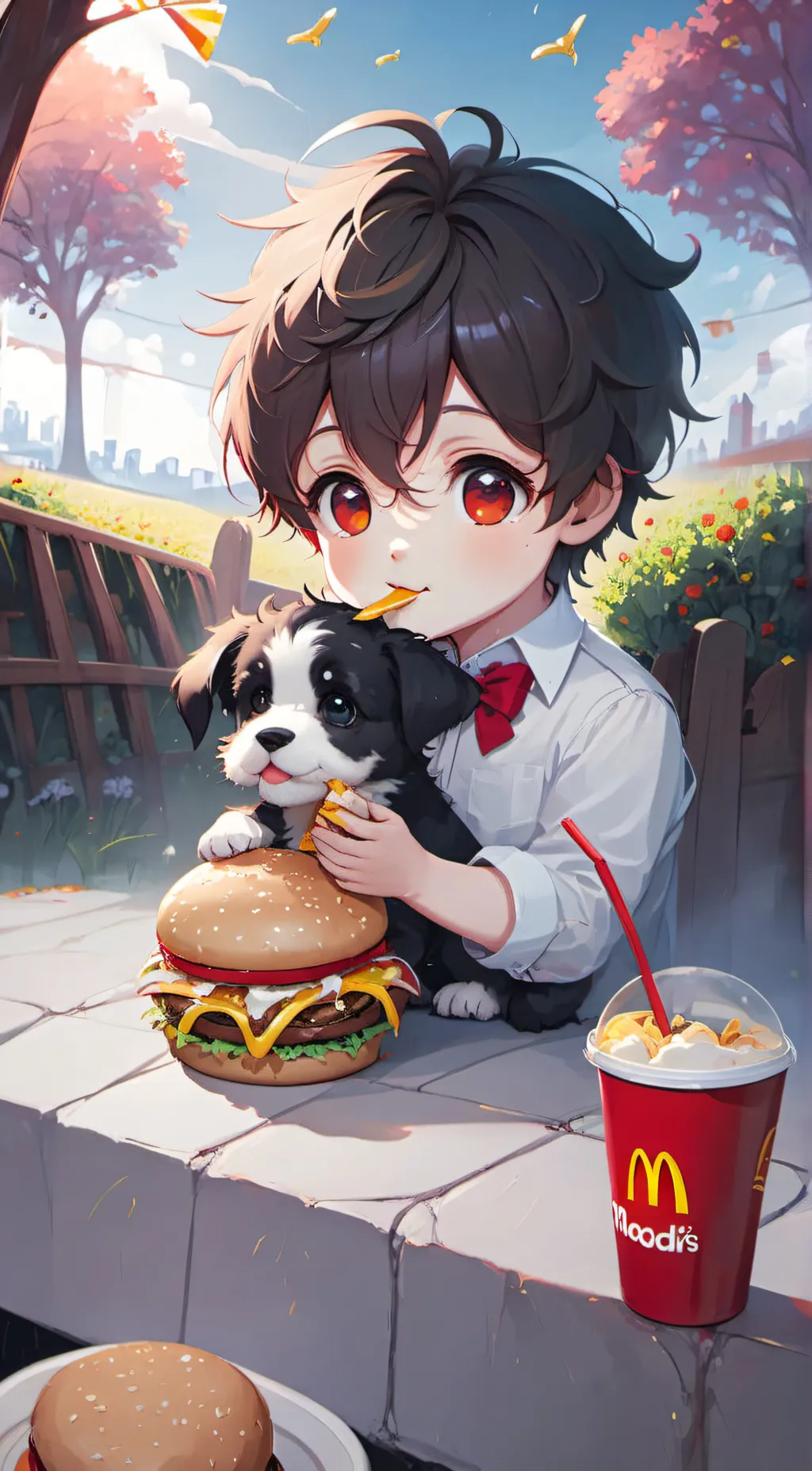 ai character: Lucas background