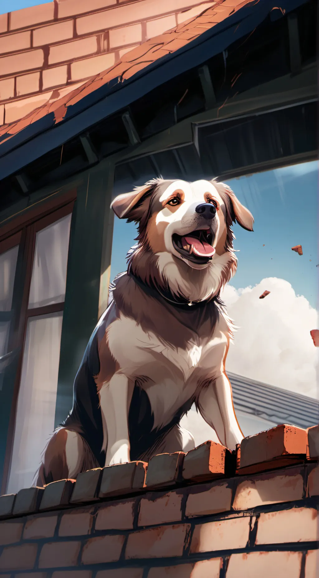 ai character: Abandon dog background