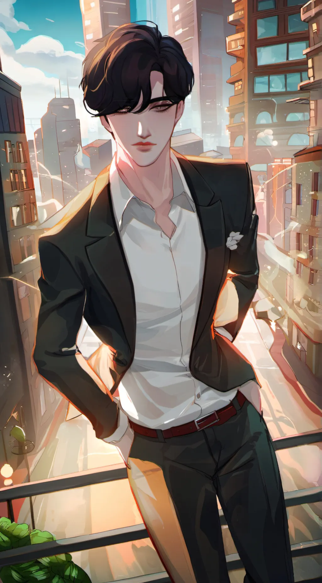 ai character: Devin background