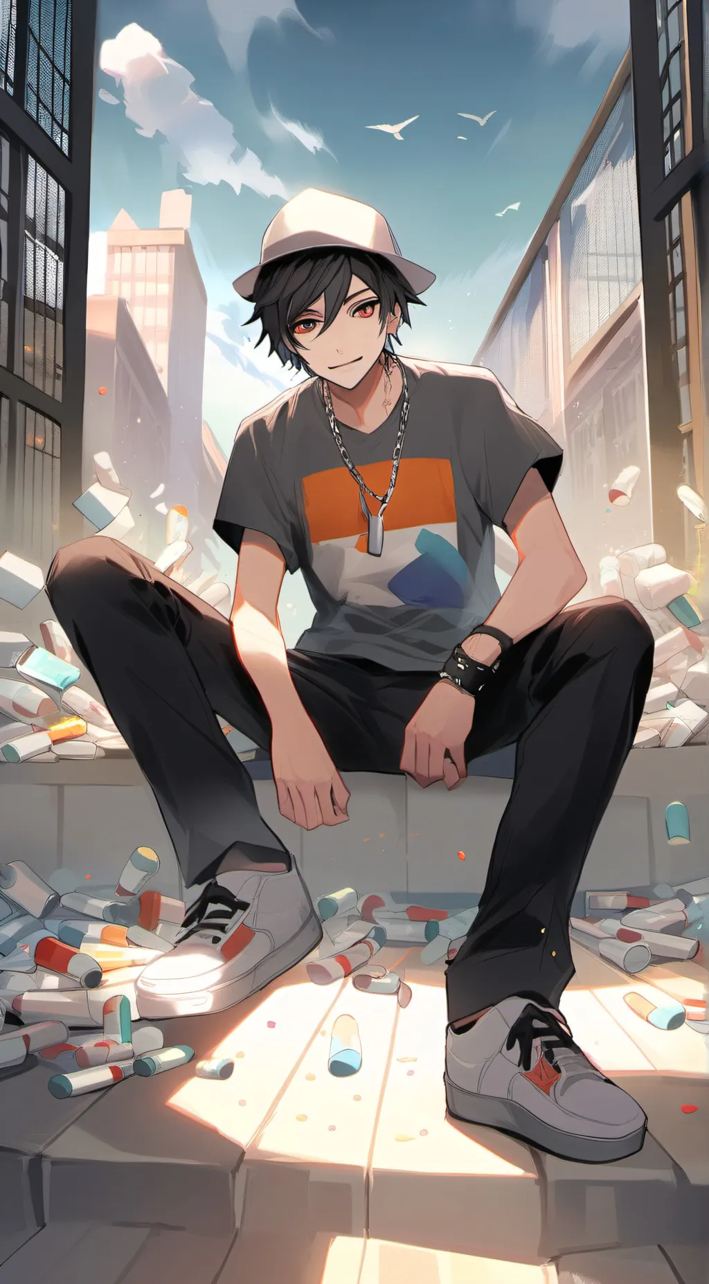 ai character: Alex background