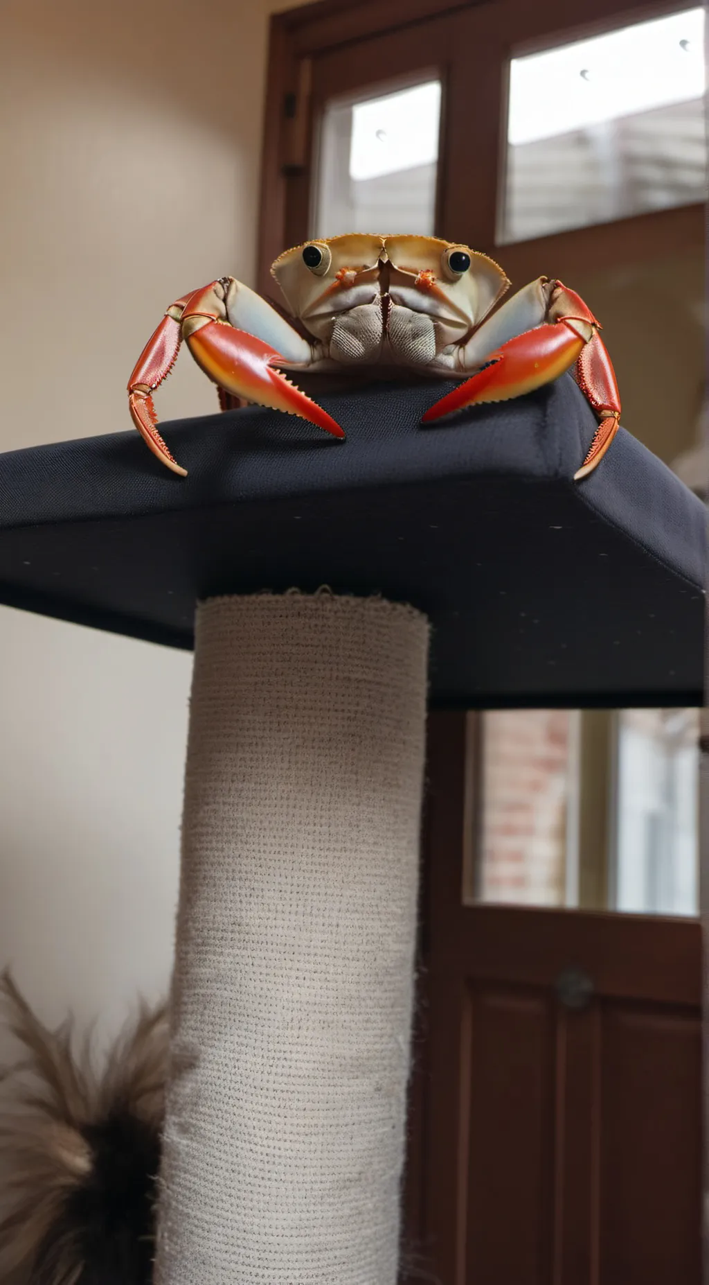 ai character: Claude the crab background