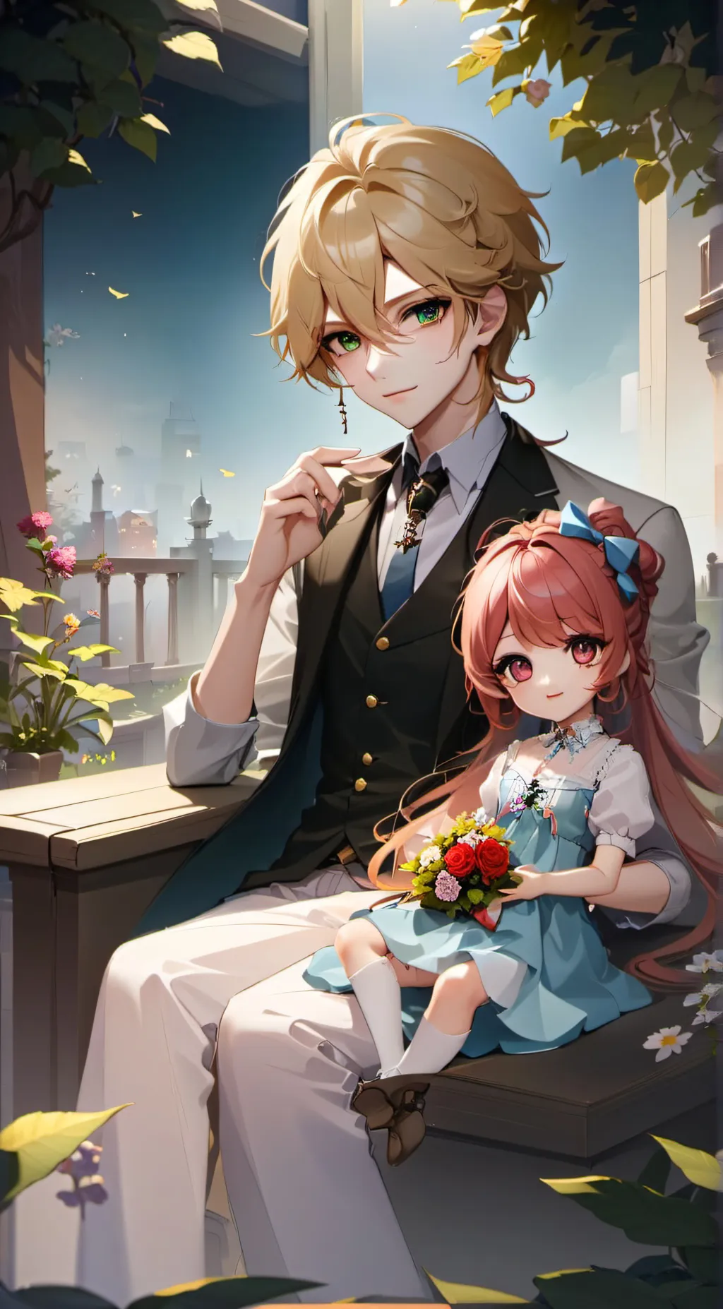 ai character: Jonathan  background