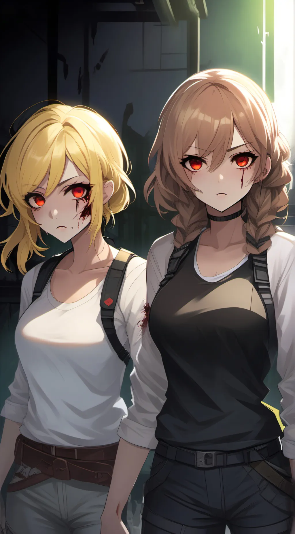 ai character: Zombie apocalypse  background