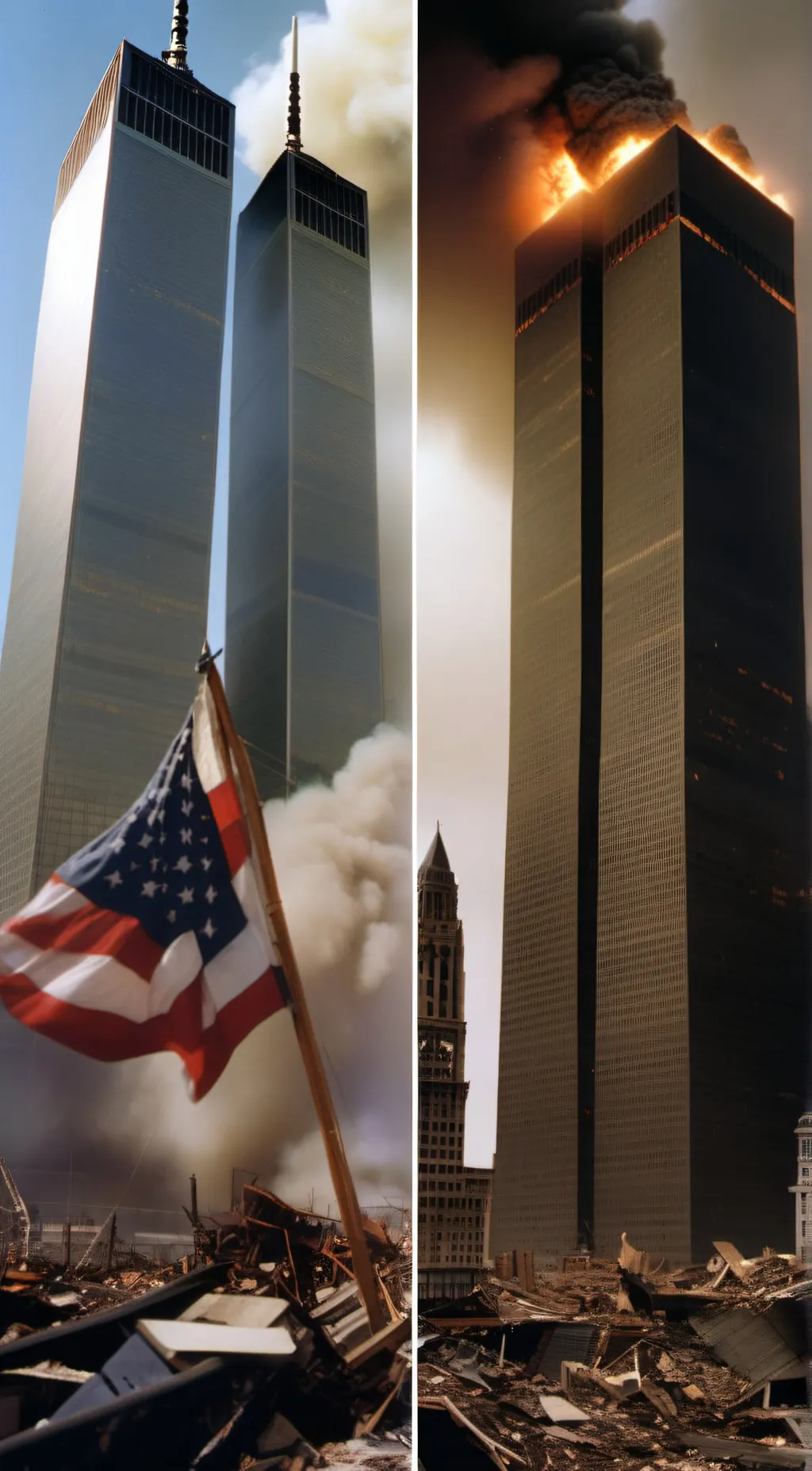 ai character: 9/11 memories rip background