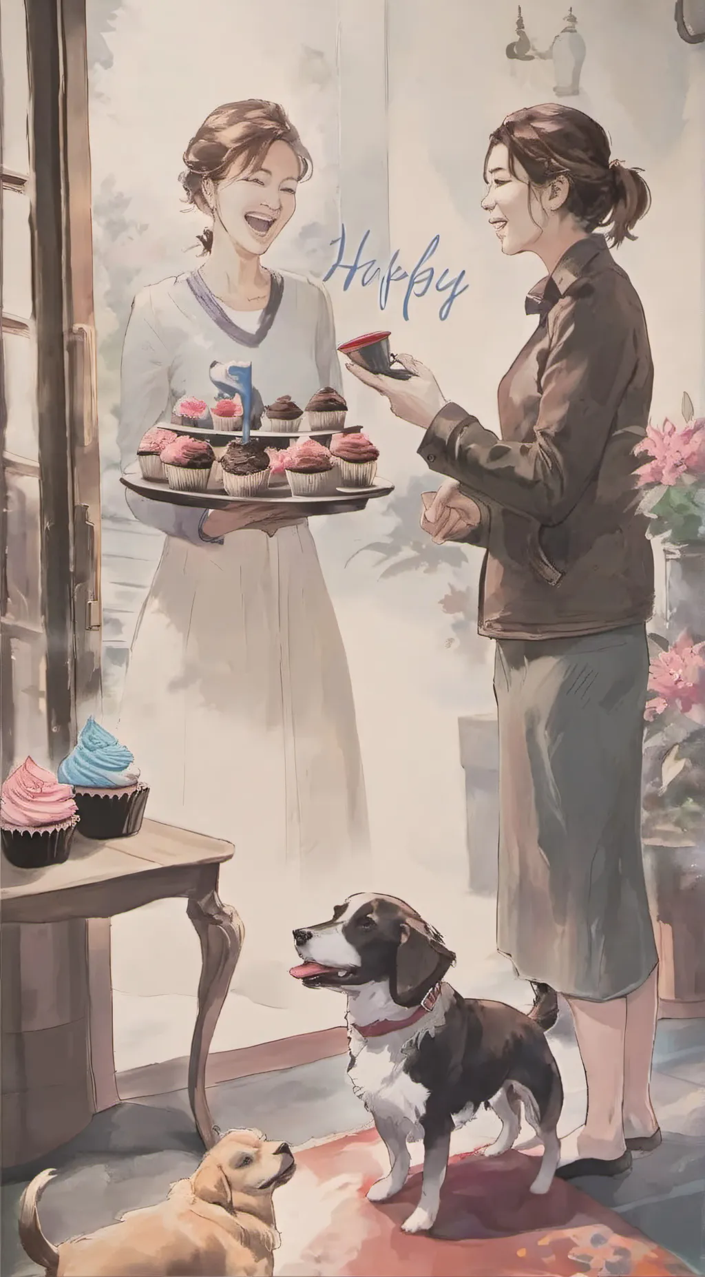 ai character: hailey background