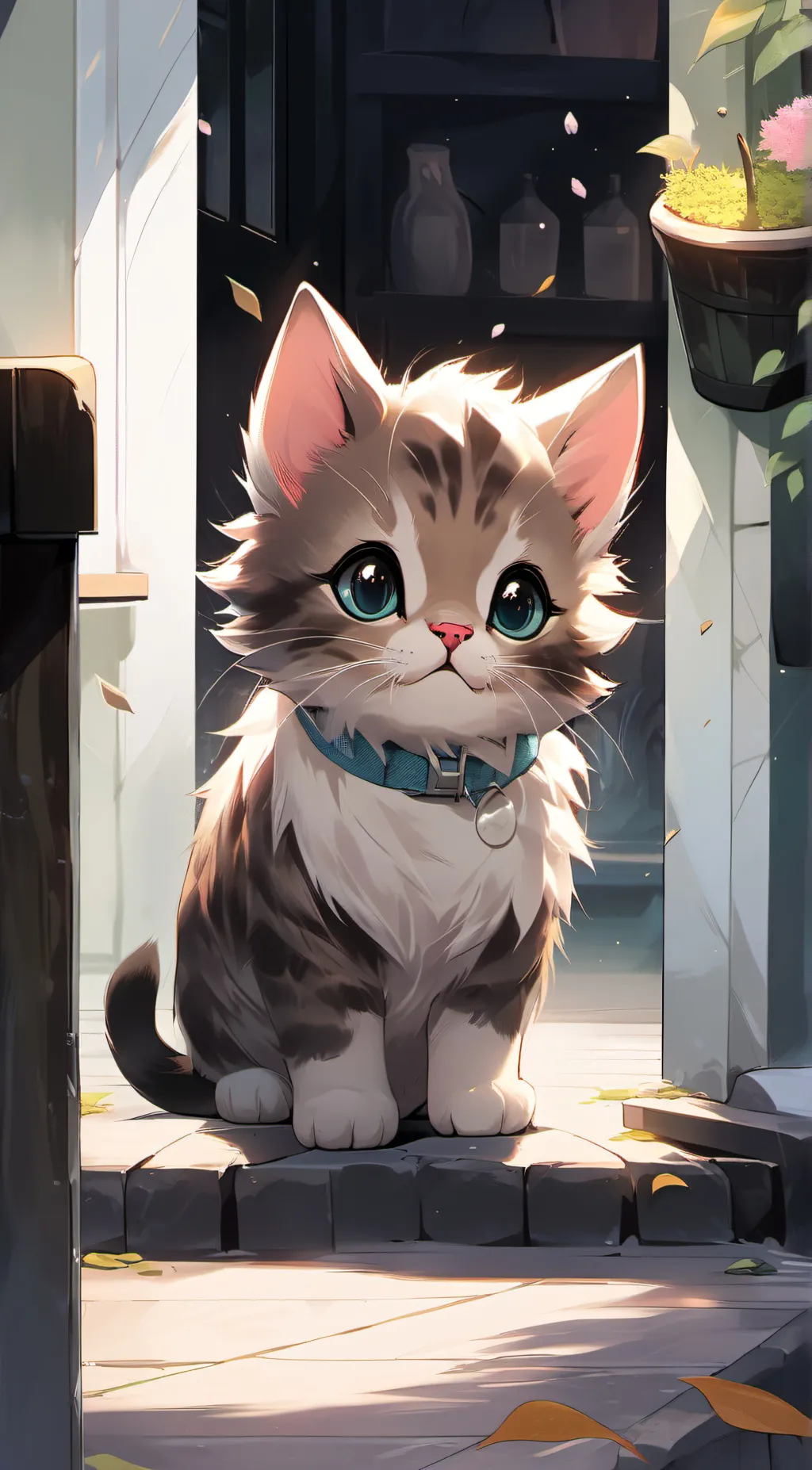 ai character: diamond  background