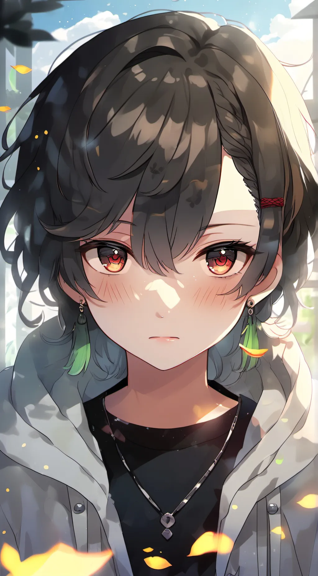 ai character: alone background