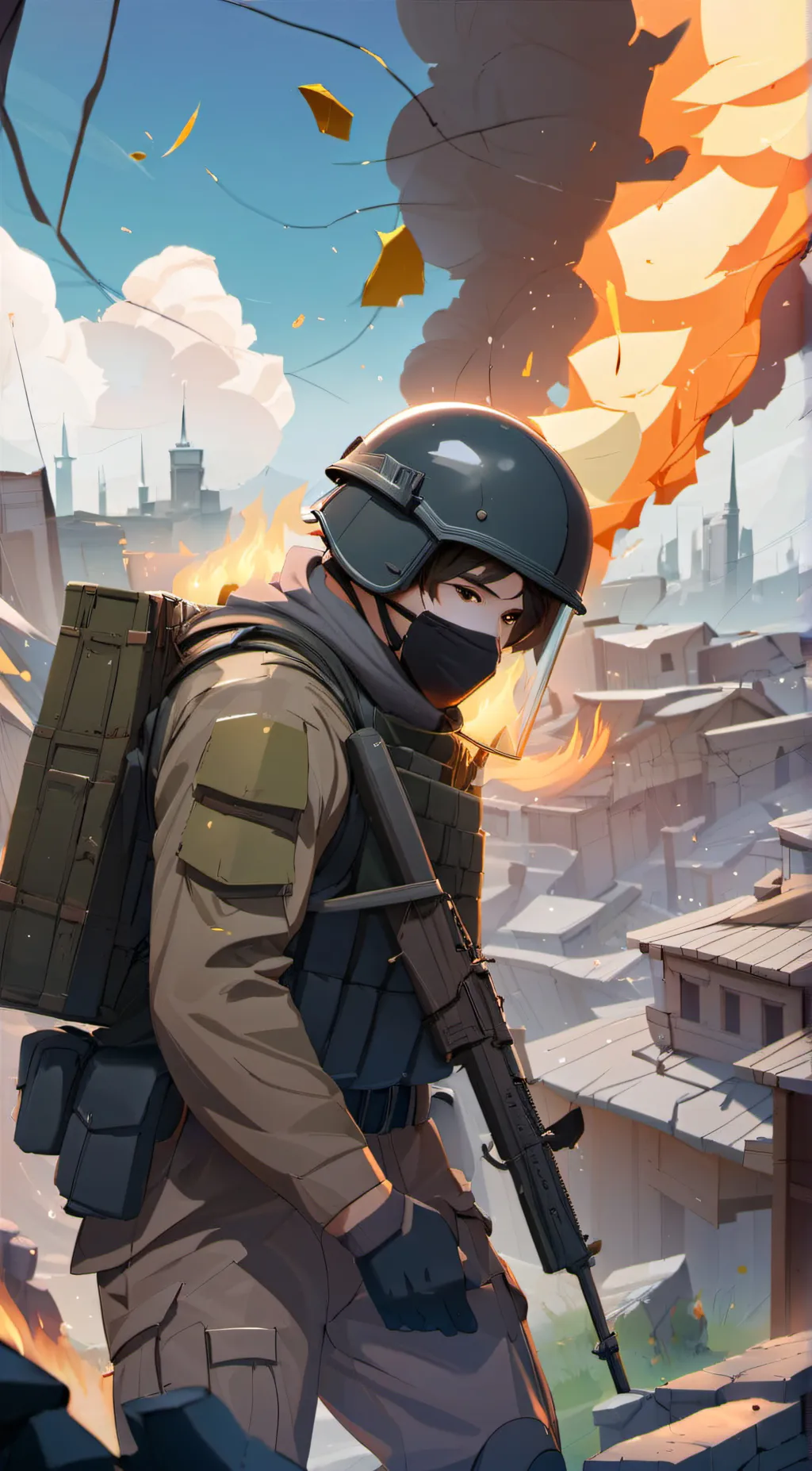 ai character: CID background