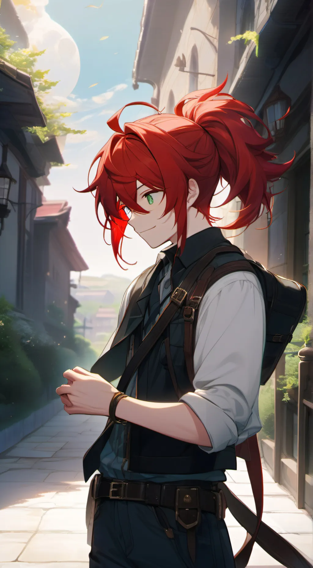 ai character: Ash background