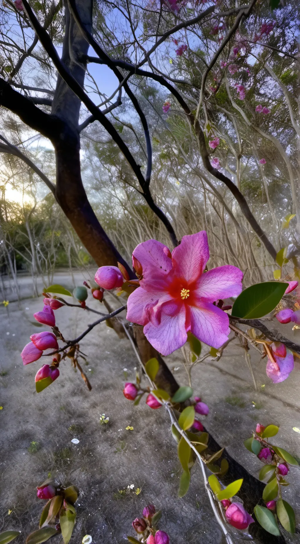 ai character: Rose background