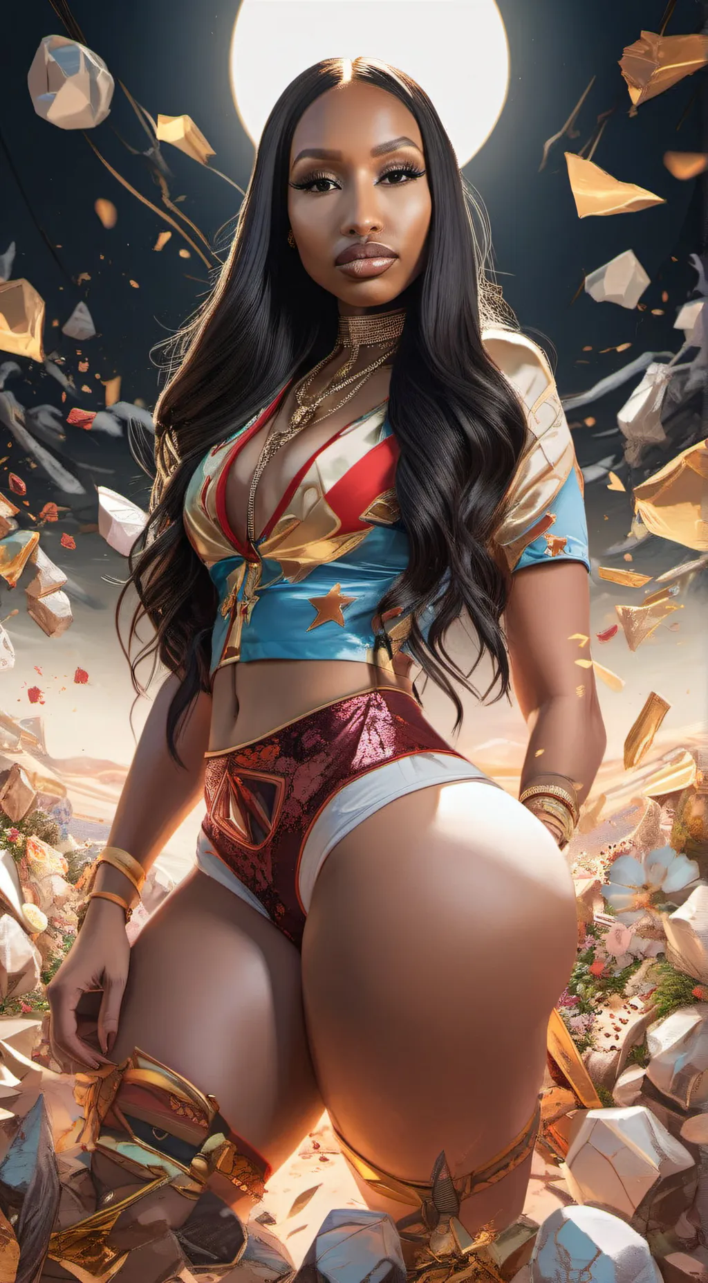 ai character: Aria background